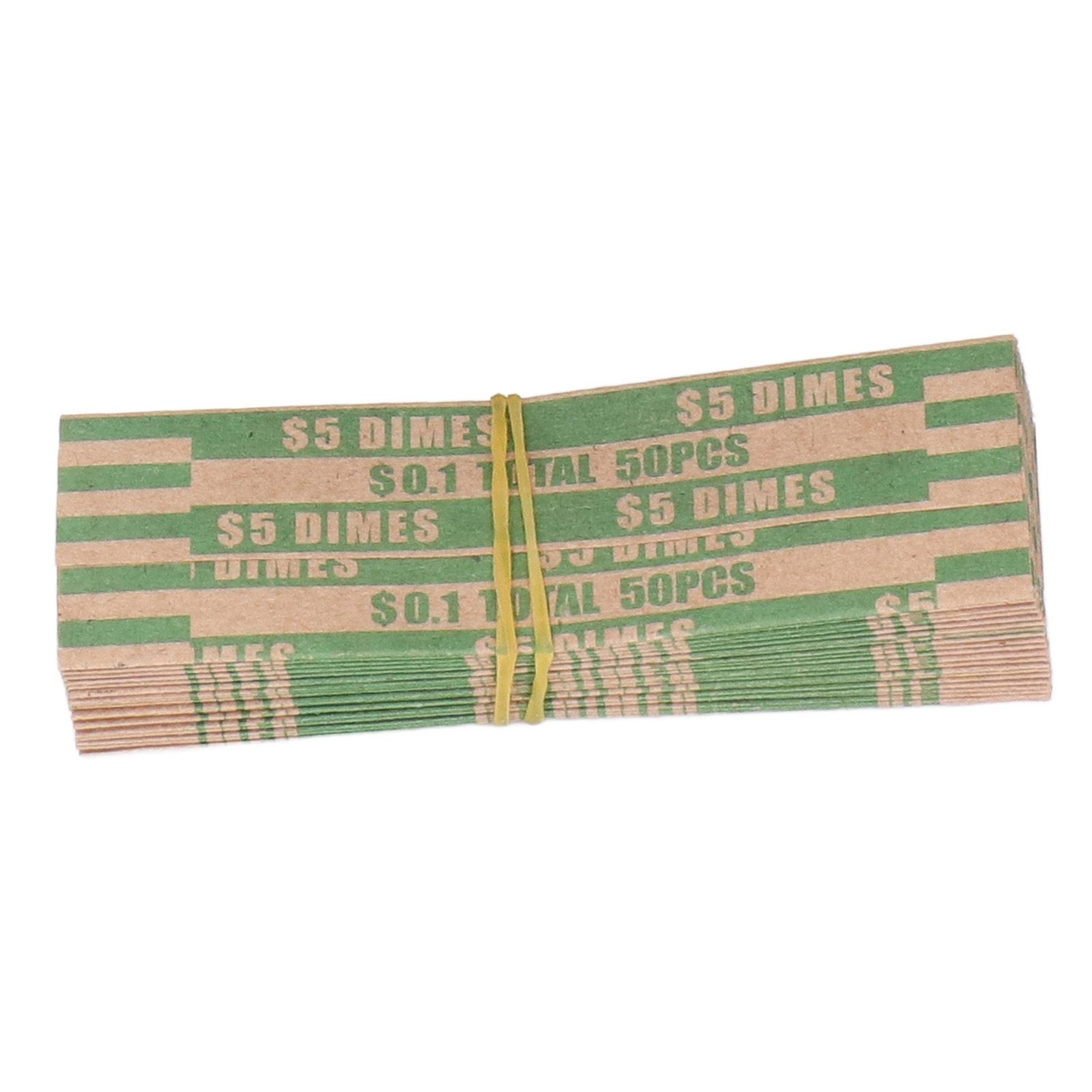 300pcs Coin Wrapper Anti Breakage Preformed Coin Paper Tube for Manual Filling view 11