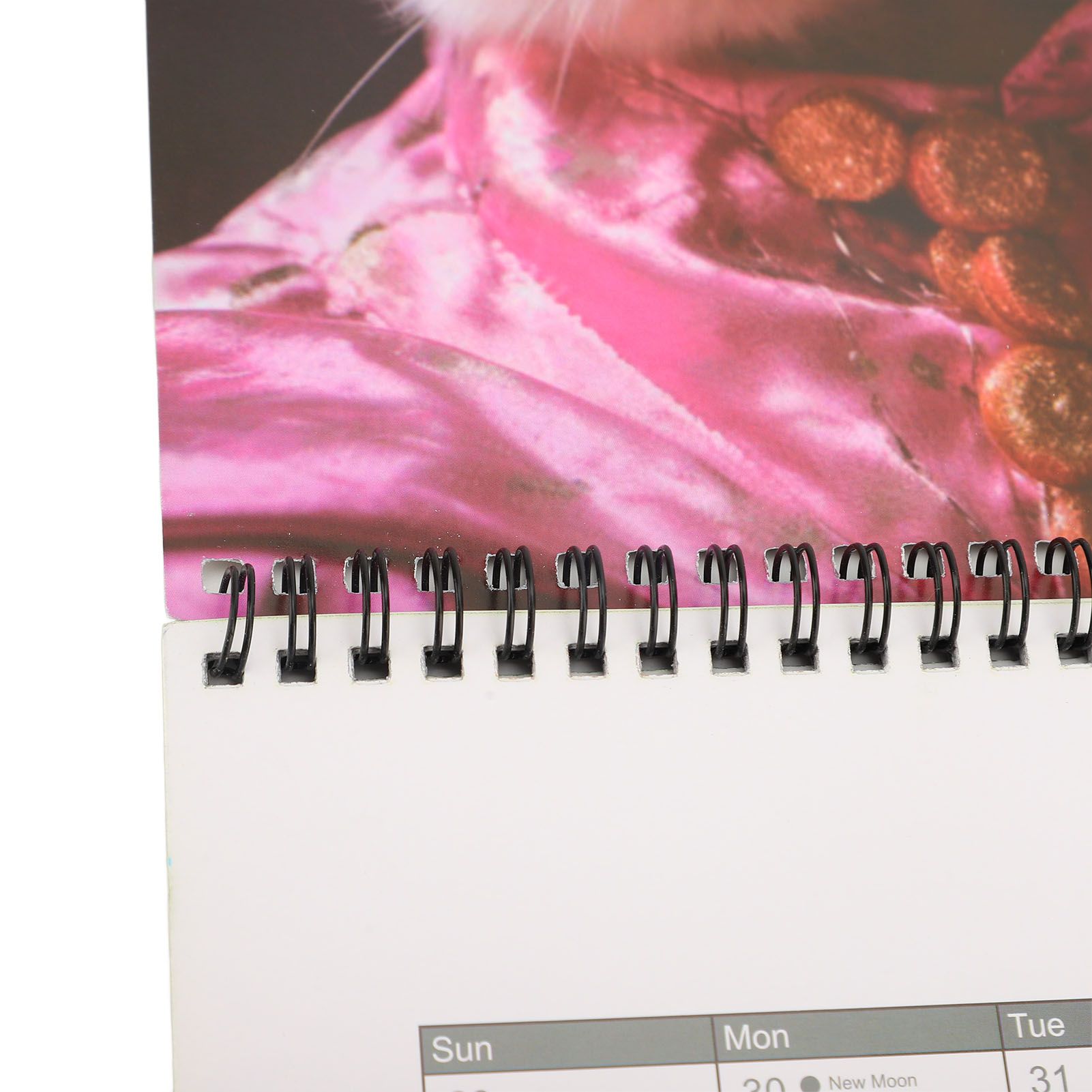 Tabletop Calendar Monthly Planner Clear Image Brightly Colored 2025 Stylish view 2