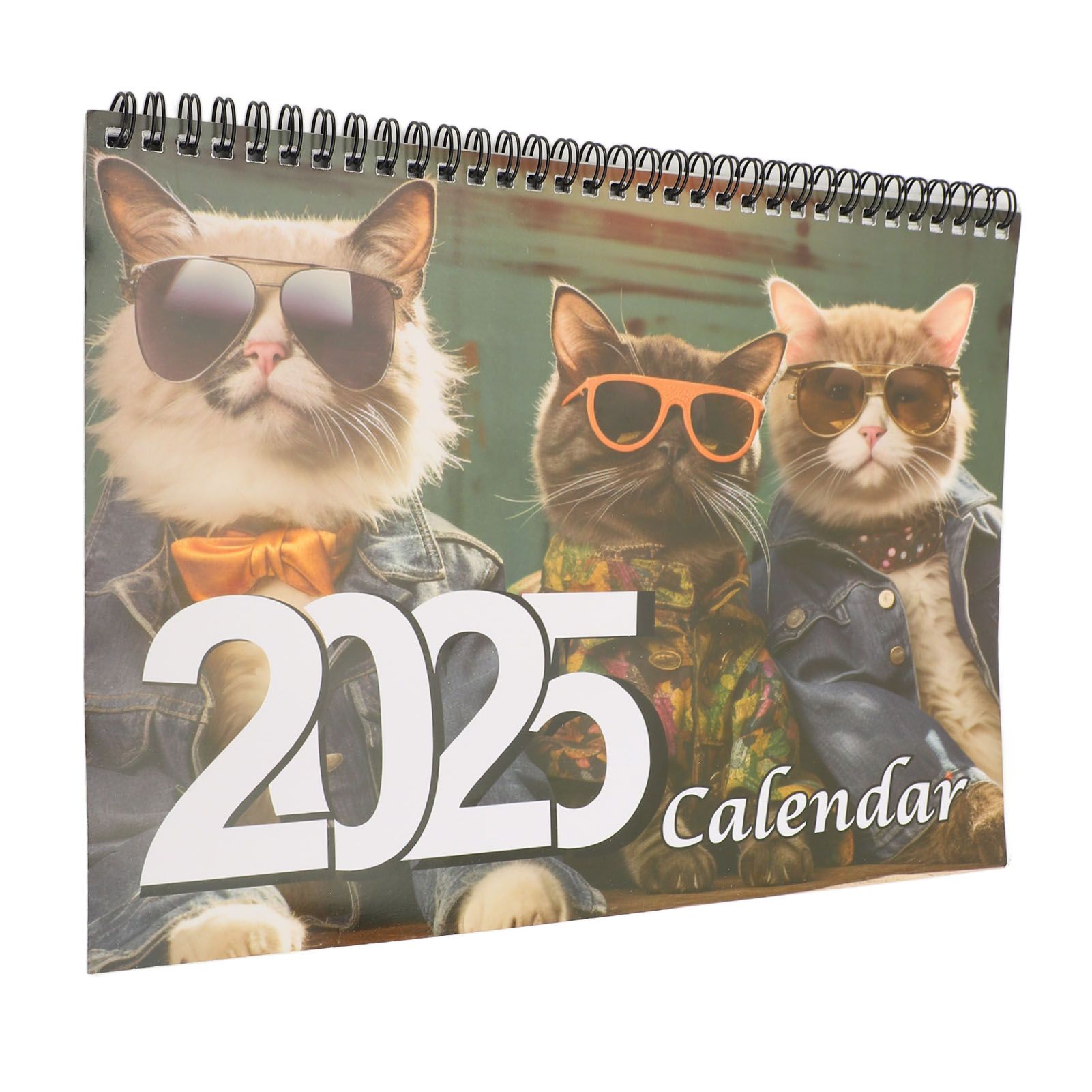 Tabletop Calendar Monthly Planner Clear Image Brightly Colored 2025 Stylish view 9