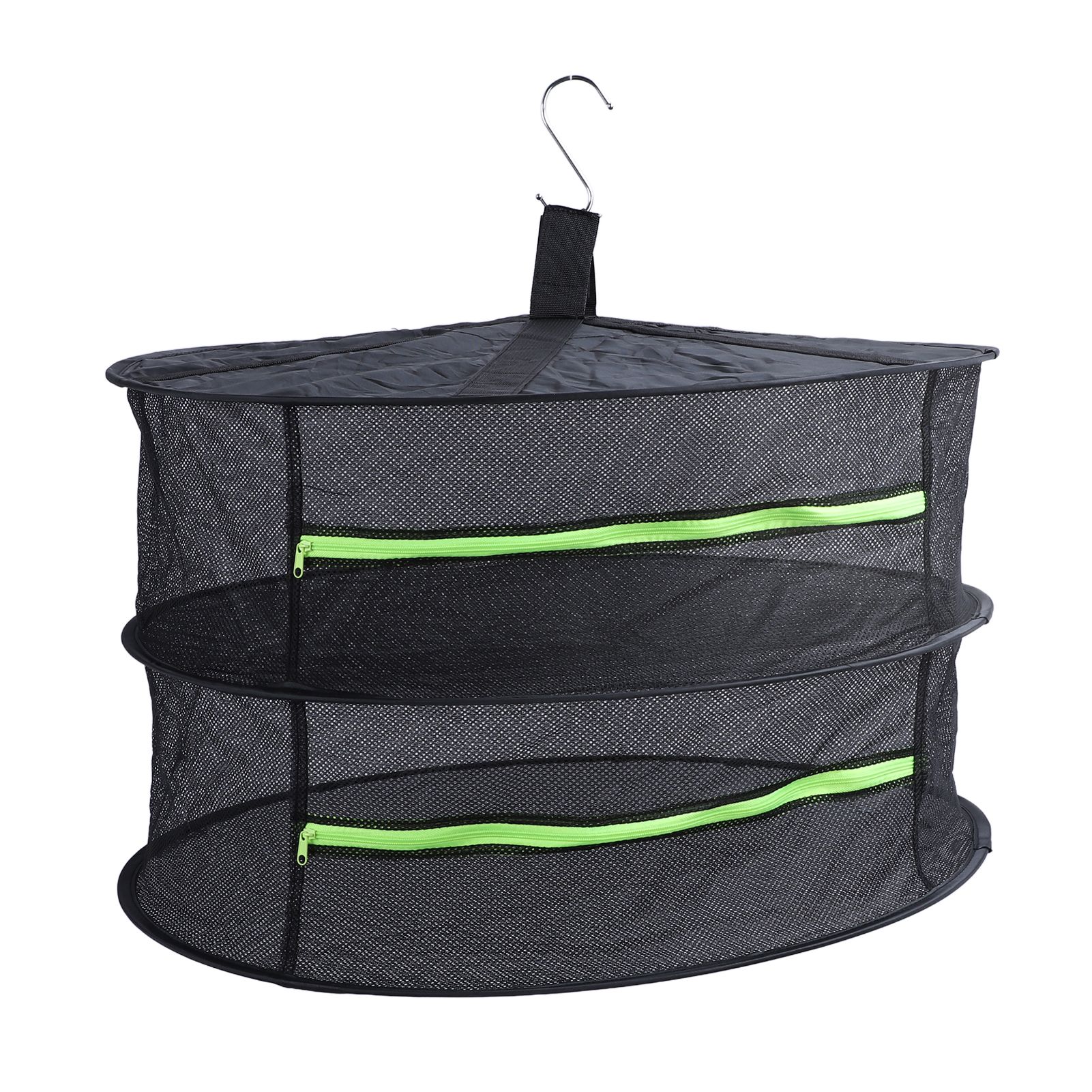 Herb Drying Rack with Zipper Opening Multi Layer Multipurpose Hanging Plant