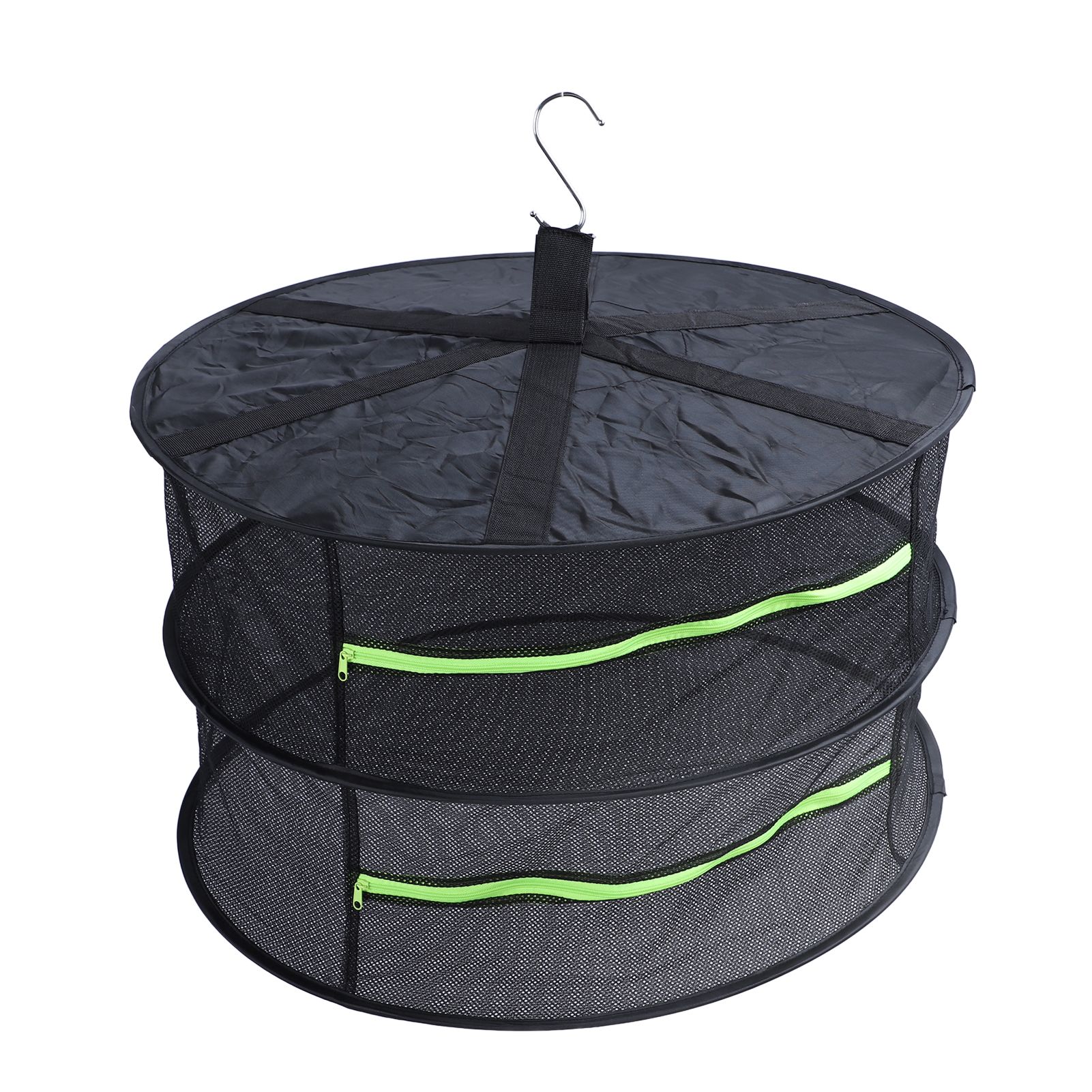 Herb Drying Rack with Zipper Opening Multi Layer Multipurpose Hanging Plant view 6