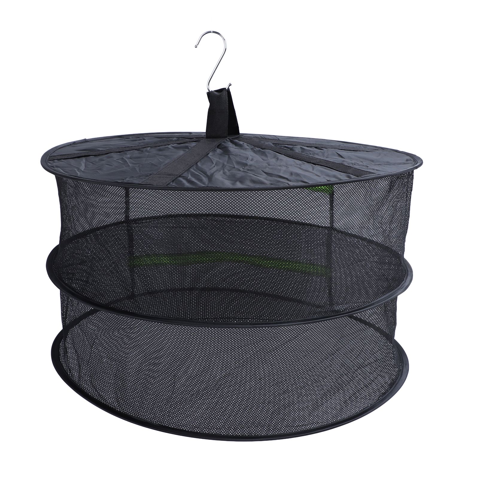 Herb Drying Rack with Zipper Opening Multi Layer Multipurpose Hanging Plant view 9