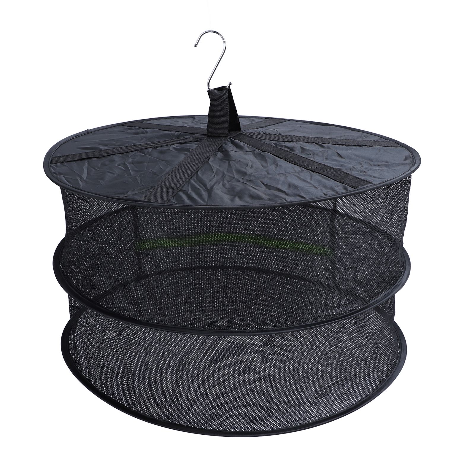 Herb Drying Rack with Zipper Opening Multi Layer Multipurpose Hanging Plant view 10