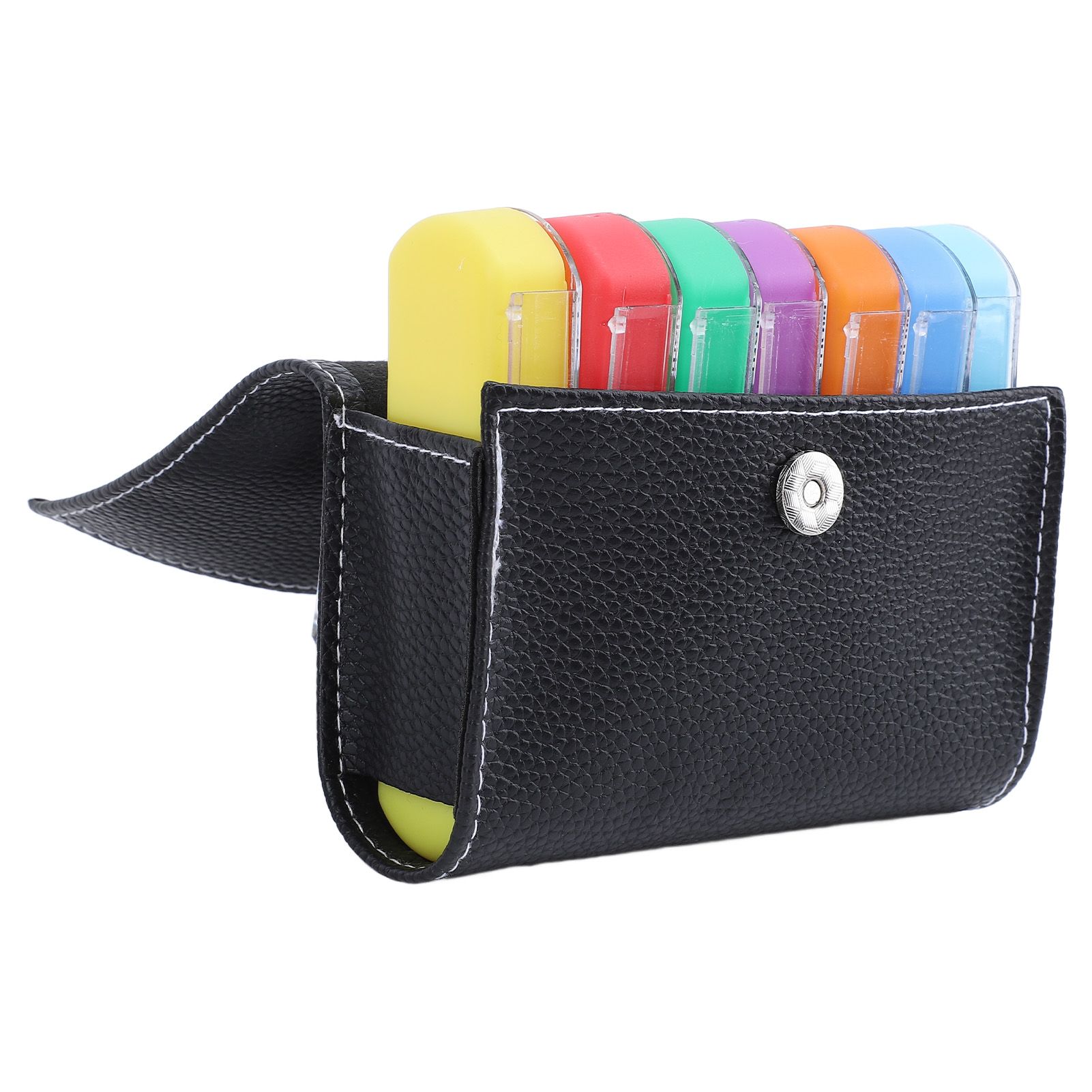 Weekly Medication Organizer Colorful 4 Times A Day Portable 7 Day Medicine Box view 8