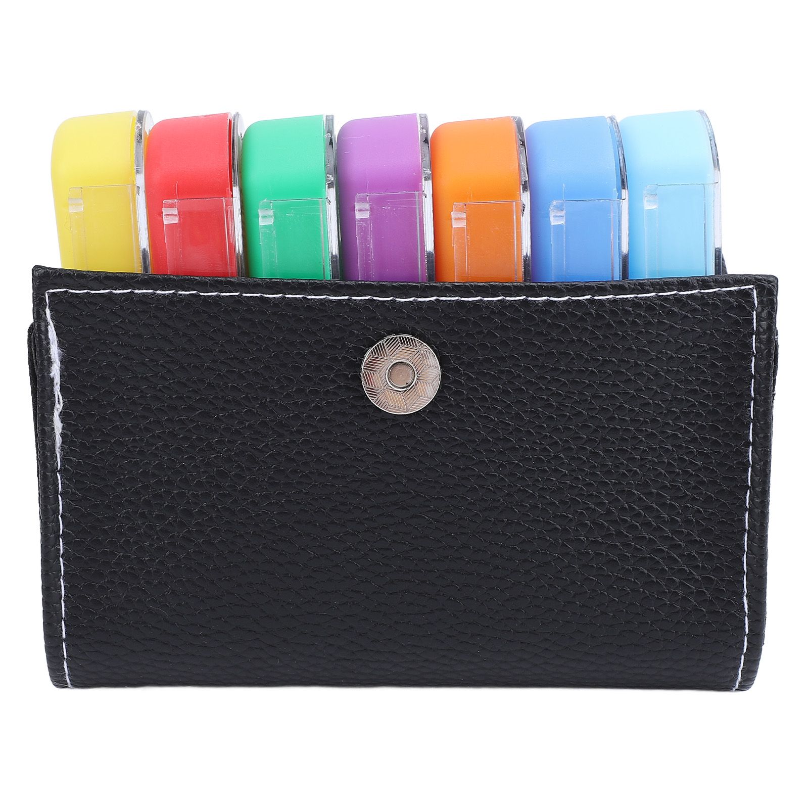 Weekly Medication Organizer Colorful 4 Times A Day Portable 7 Day Medicine Box view 9