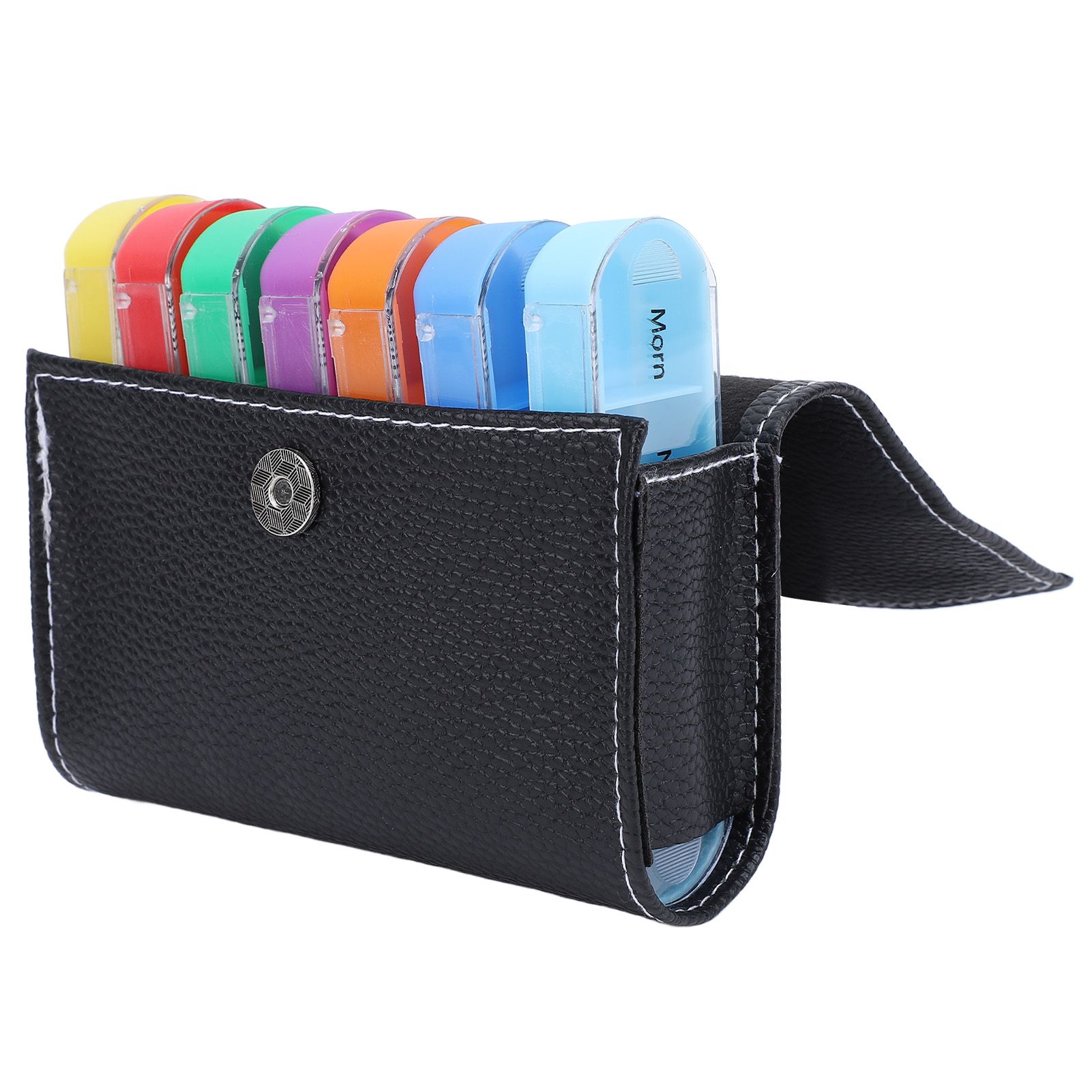 Weekly Medication Organizer Colorful 4 Times A Day Portable 7 Day Medicine Box view 12