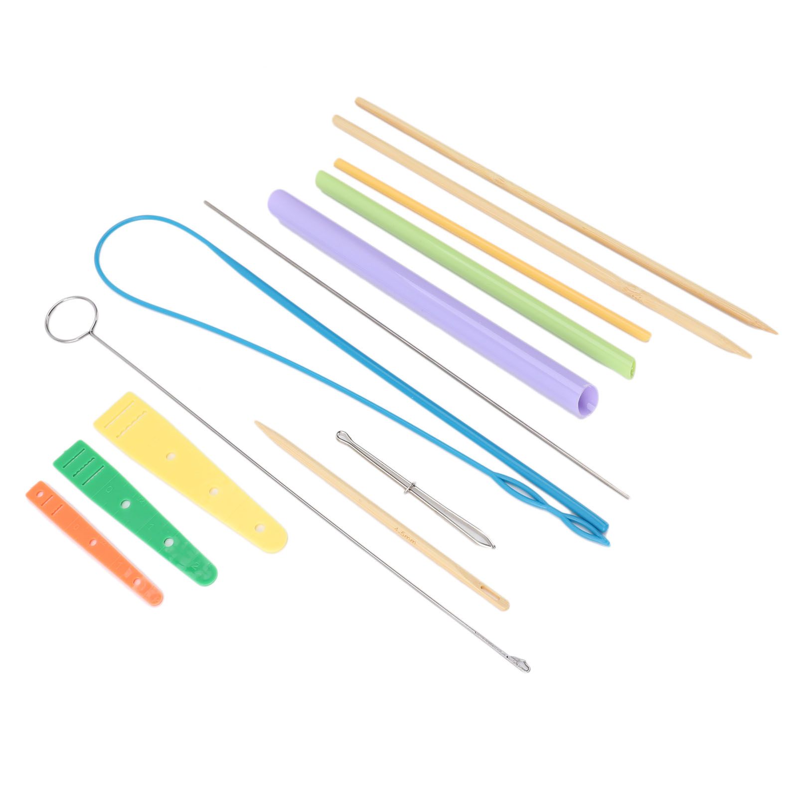 13PCS Sewing Loop Kit Stainless Steel Easy Drawstring Threader Tool Set Loop view 4