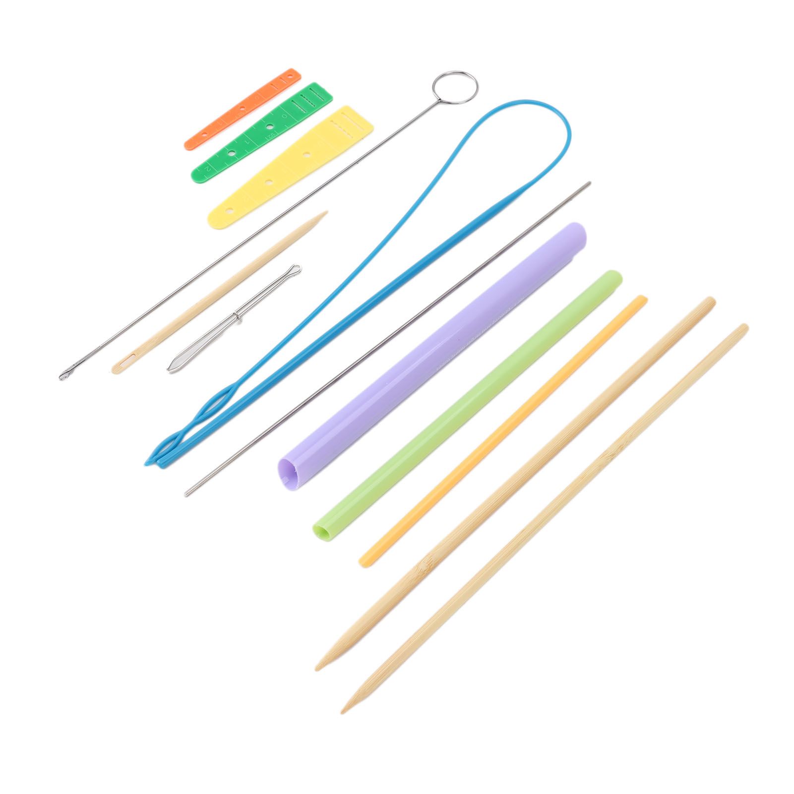 13PCS Sewing Loop Kit Stainless Steel Easy Drawstring Threader Tool Set Loop view 8