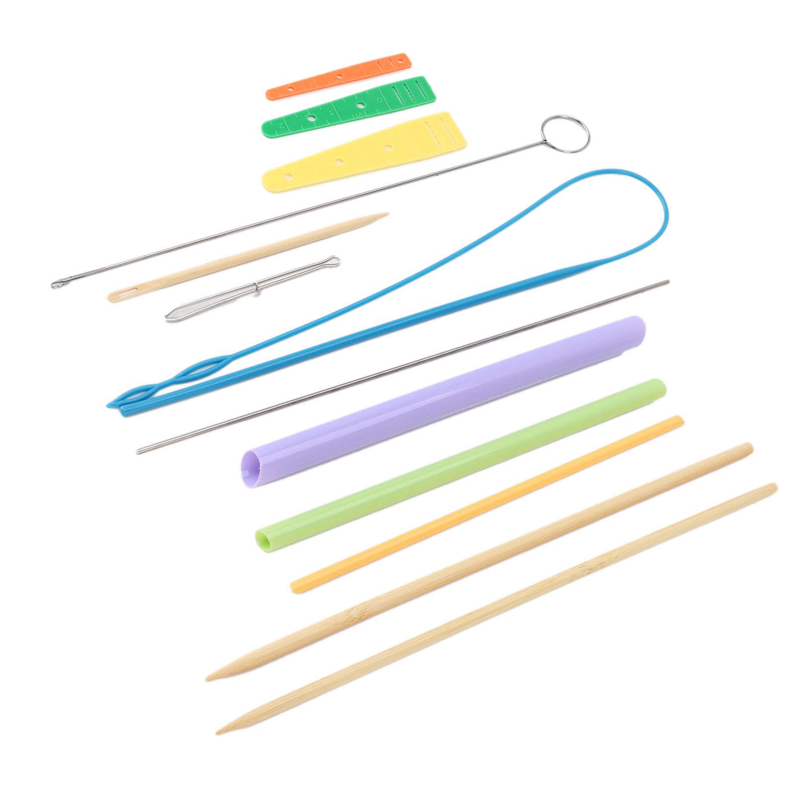 13PCS Sewing Loop Kit Stainless Steel Easy Drawstring Threader Tool Set Loop view 11