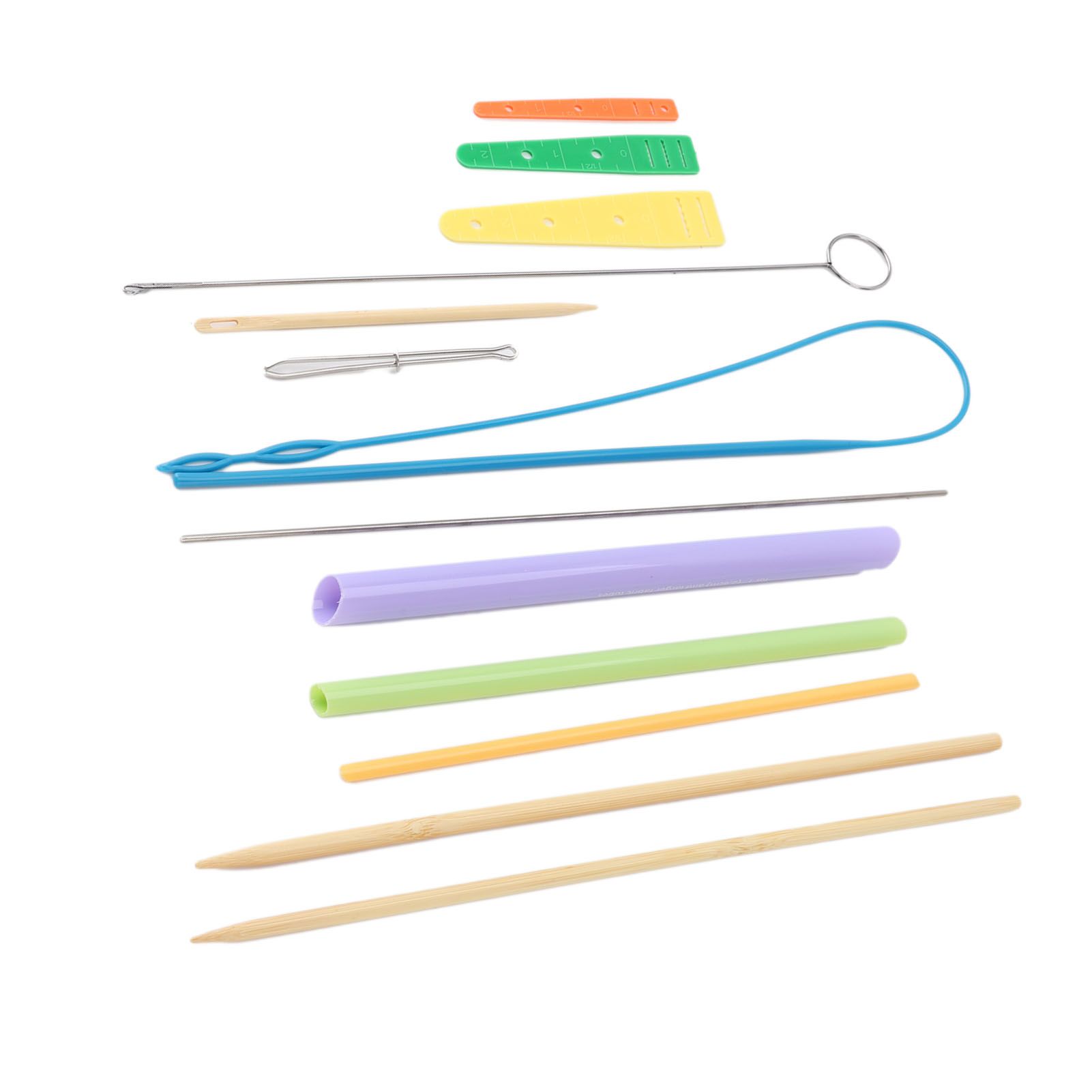 13PCS Sewing Loop Kit Stainless Steel Easy Drawstring Threader Tool Set Loop view 12