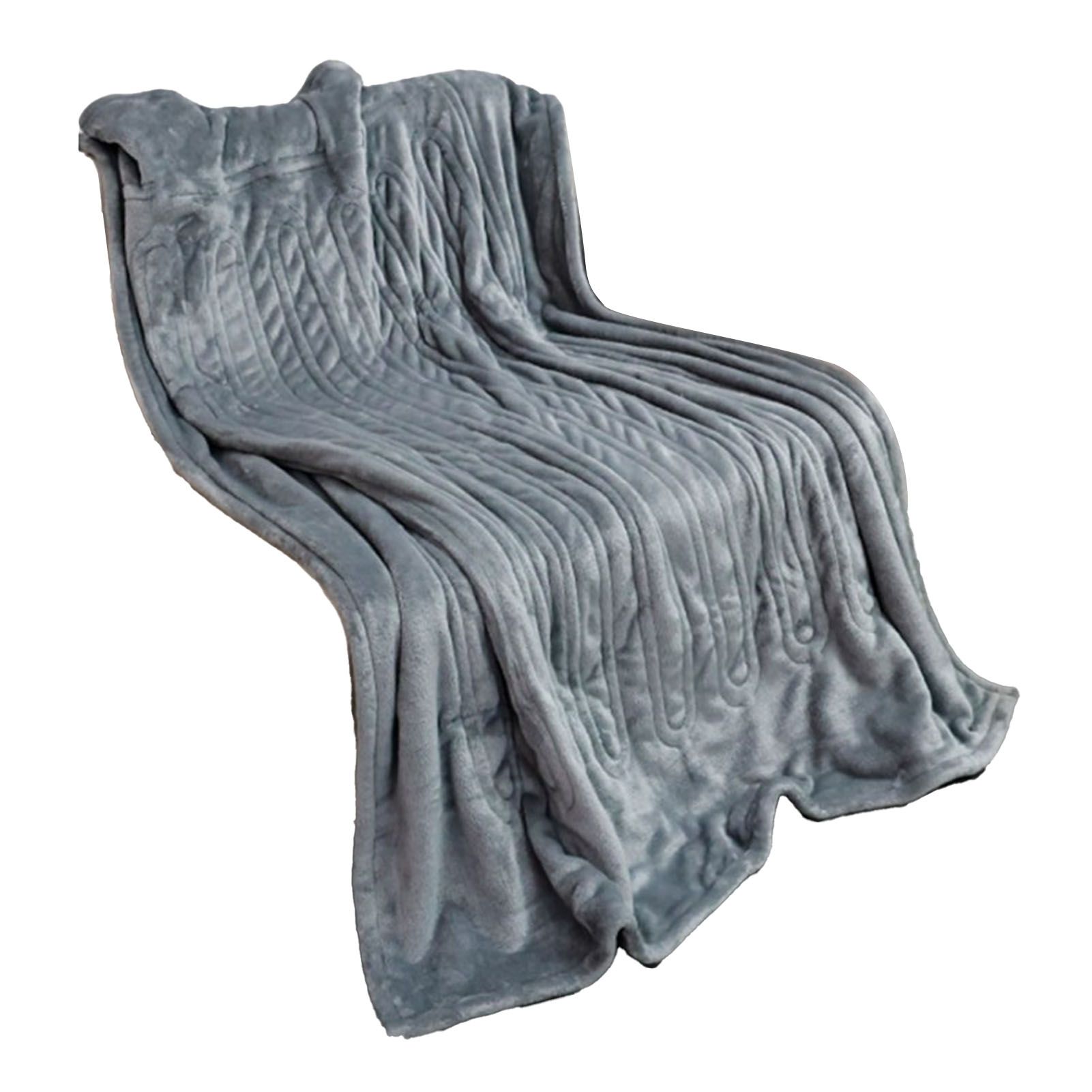 Heated Blanket Soft Flannel Electric Throw Heating Blanket with 3 Time view 6