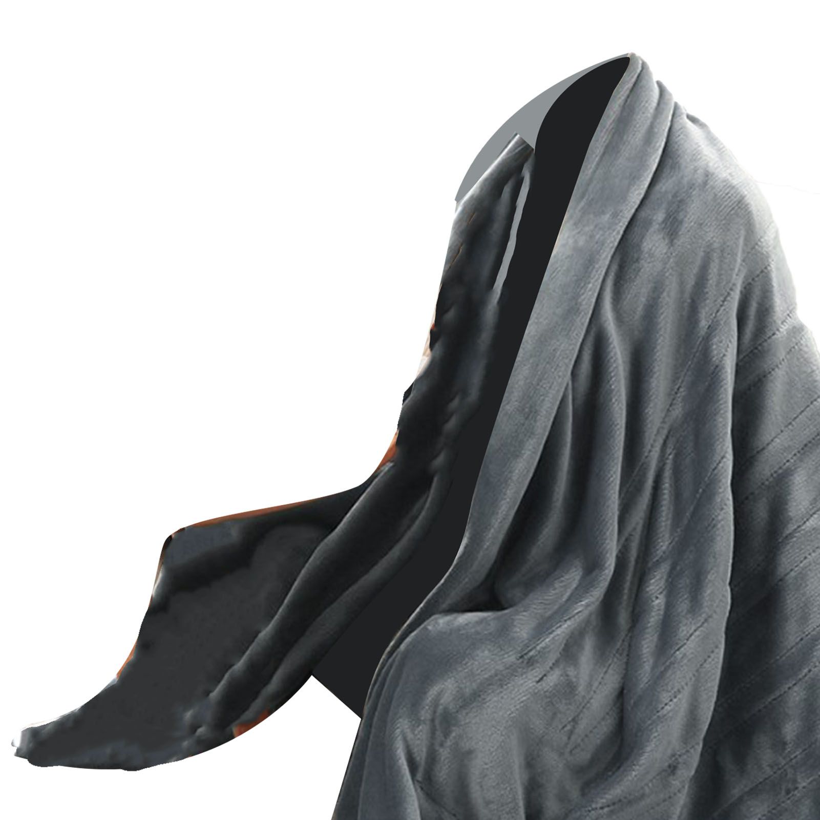 Heated Blanket Soft Flannel Electric Throw Heating Blanket with 3 Time view 2