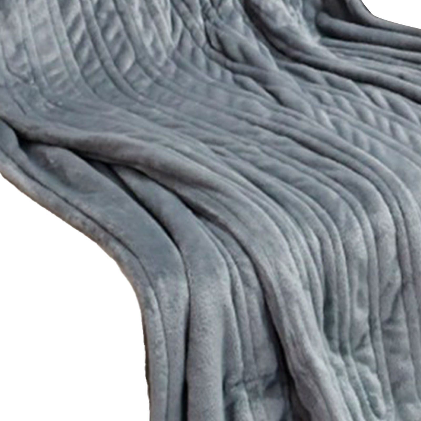 Heated Blanket Soft Flannel Electric Throw Heating Blanket with 3 Time view 7