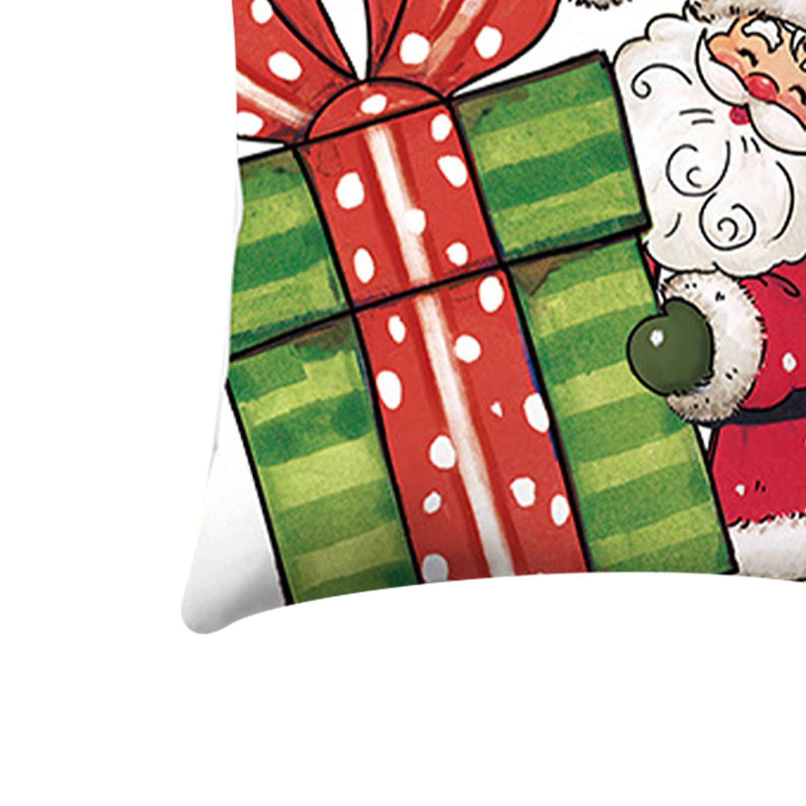 4PCS Christmas Pillow Cover Soft Concealed Zipper Fade Proof Xmas Cushion view 2