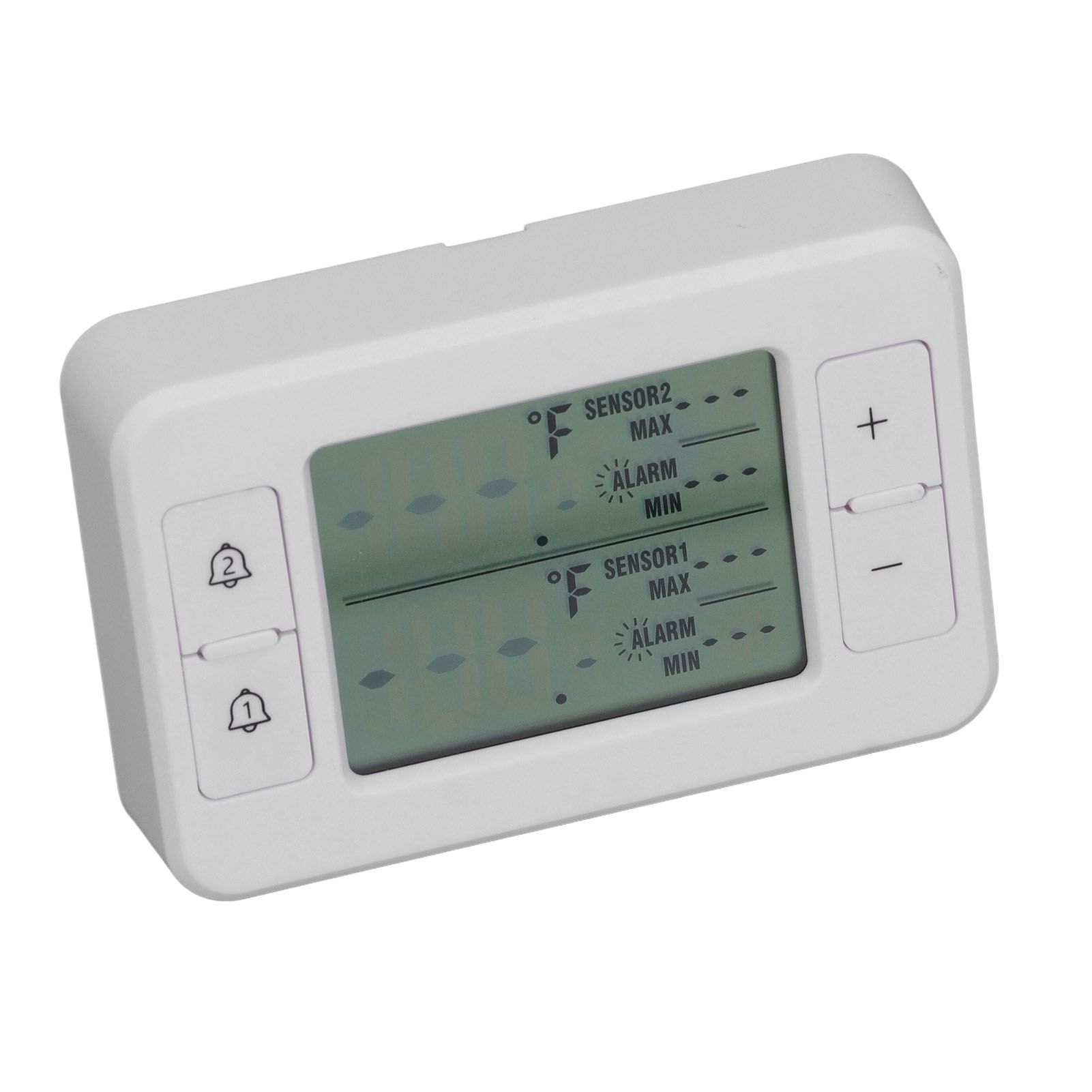 Digital Refrigerator Thermometer with 2 Sensors Wireless Indoor Outdoor view 12