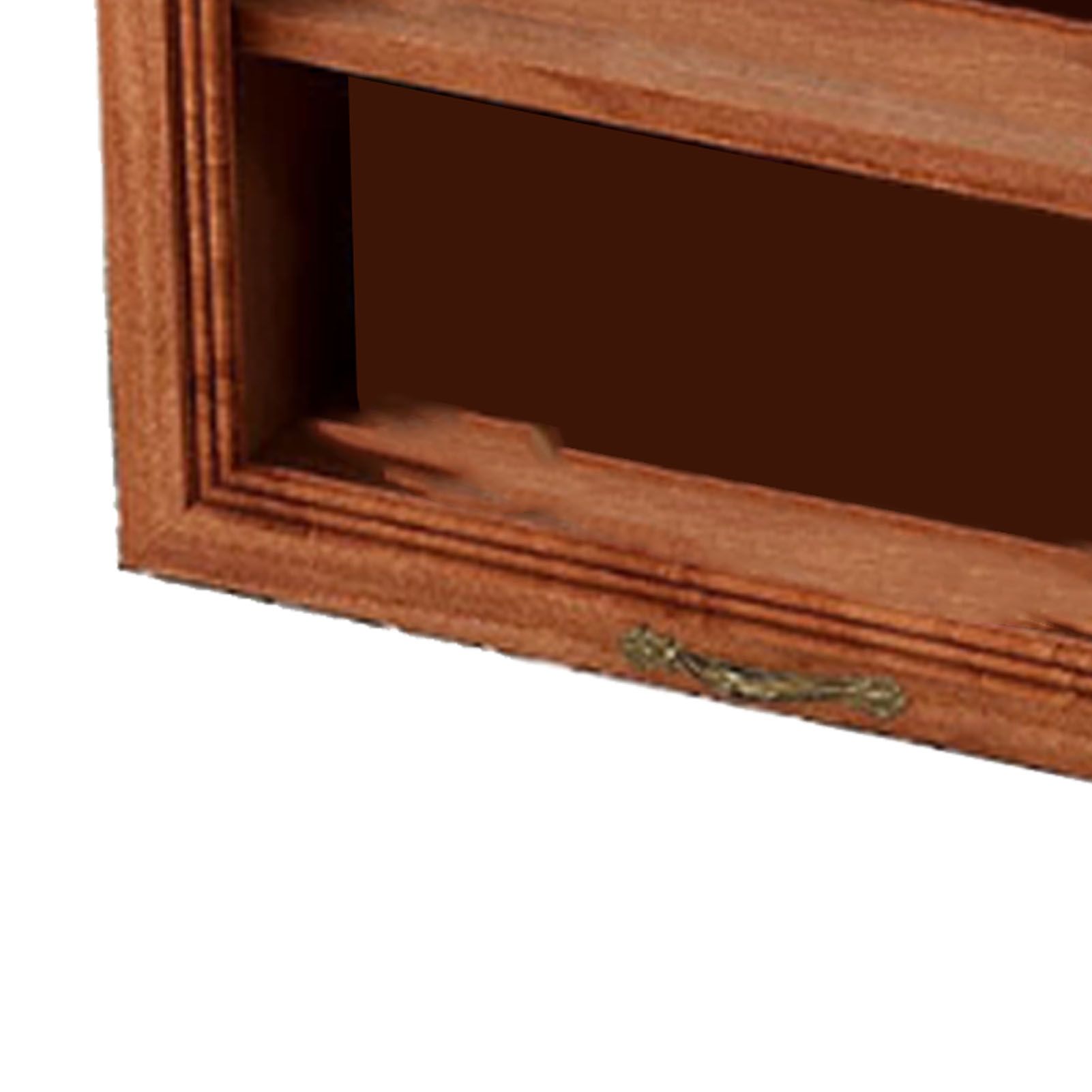 Wood Mini Figure Display Cabinet Display Shelf Miniature Display Case for view 2