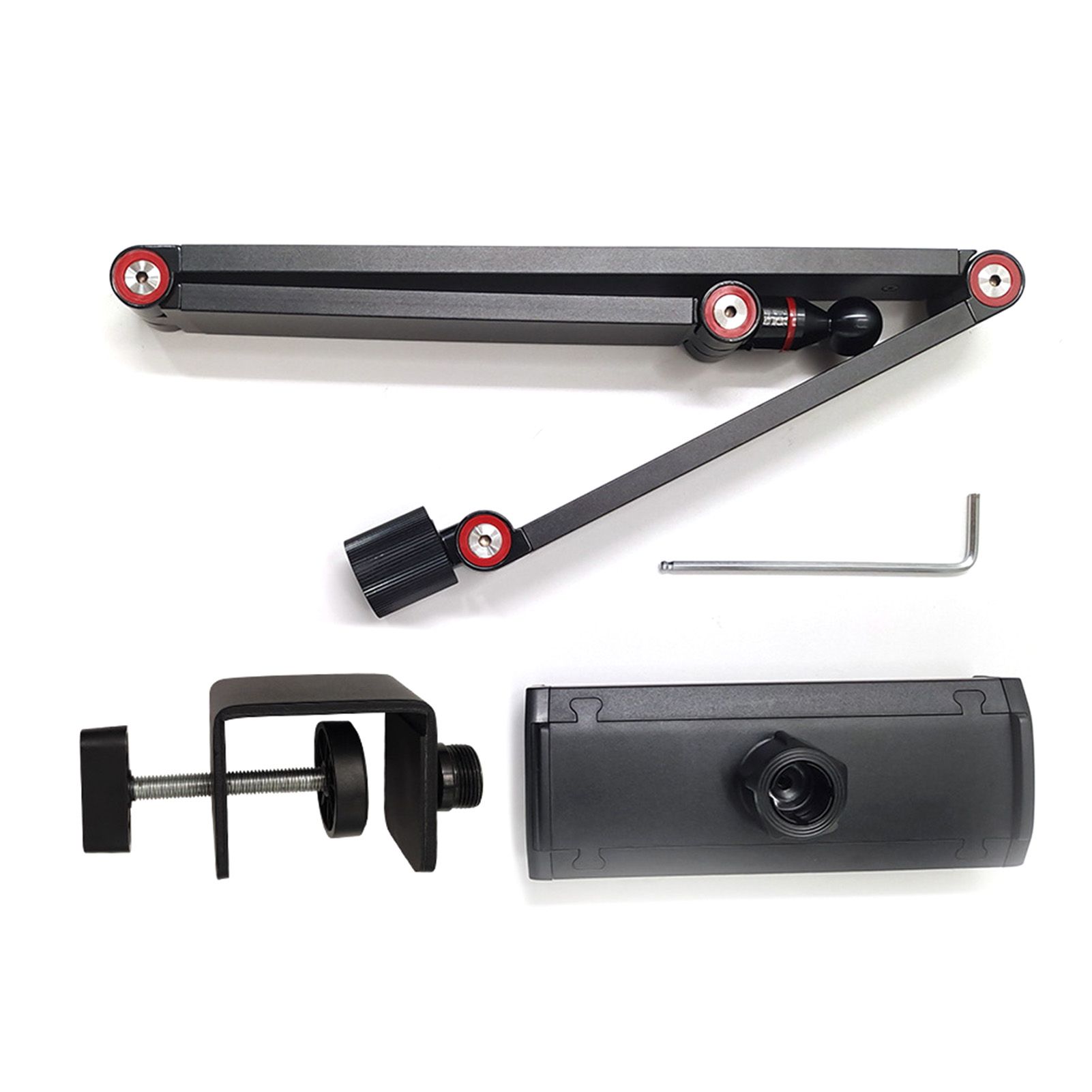 Tablet Stand Holder Metal Portable Adjustable Monitor Phone Long Arm Stand view 3