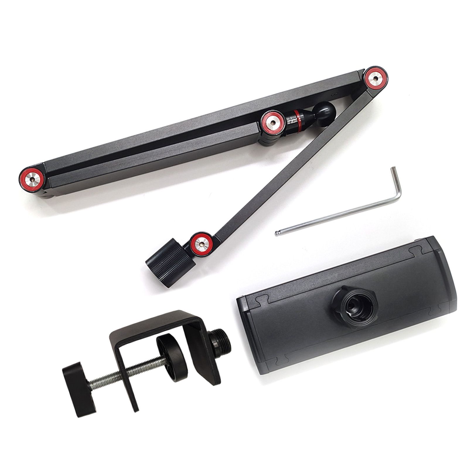 Tablet Stand Holder Metal Portable Adjustable Monitor Phone Long Arm Stand view 7