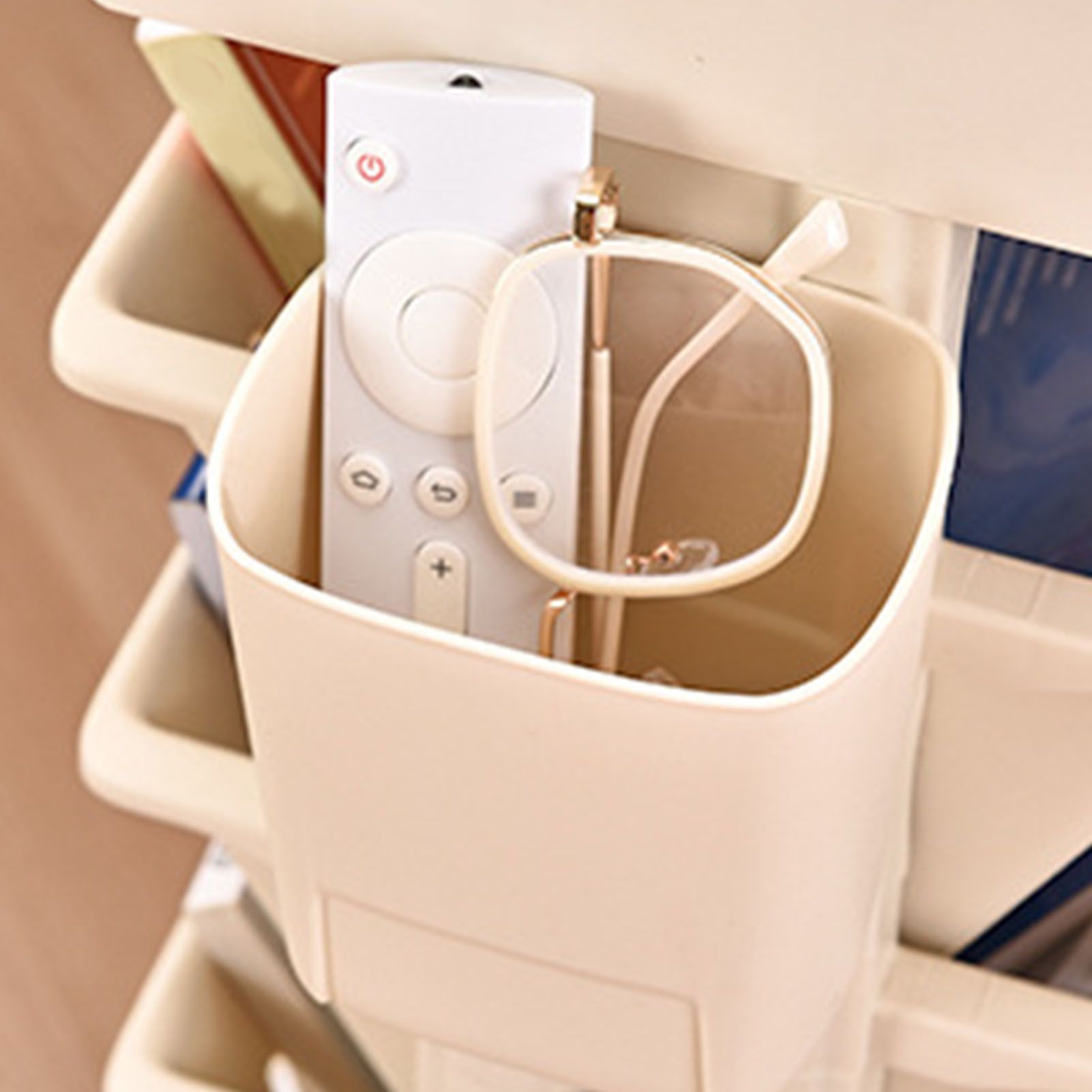 Slim Storage Cart Multi Layer Versatile Dual Sided Slim Rolling Cart Organizer view 12