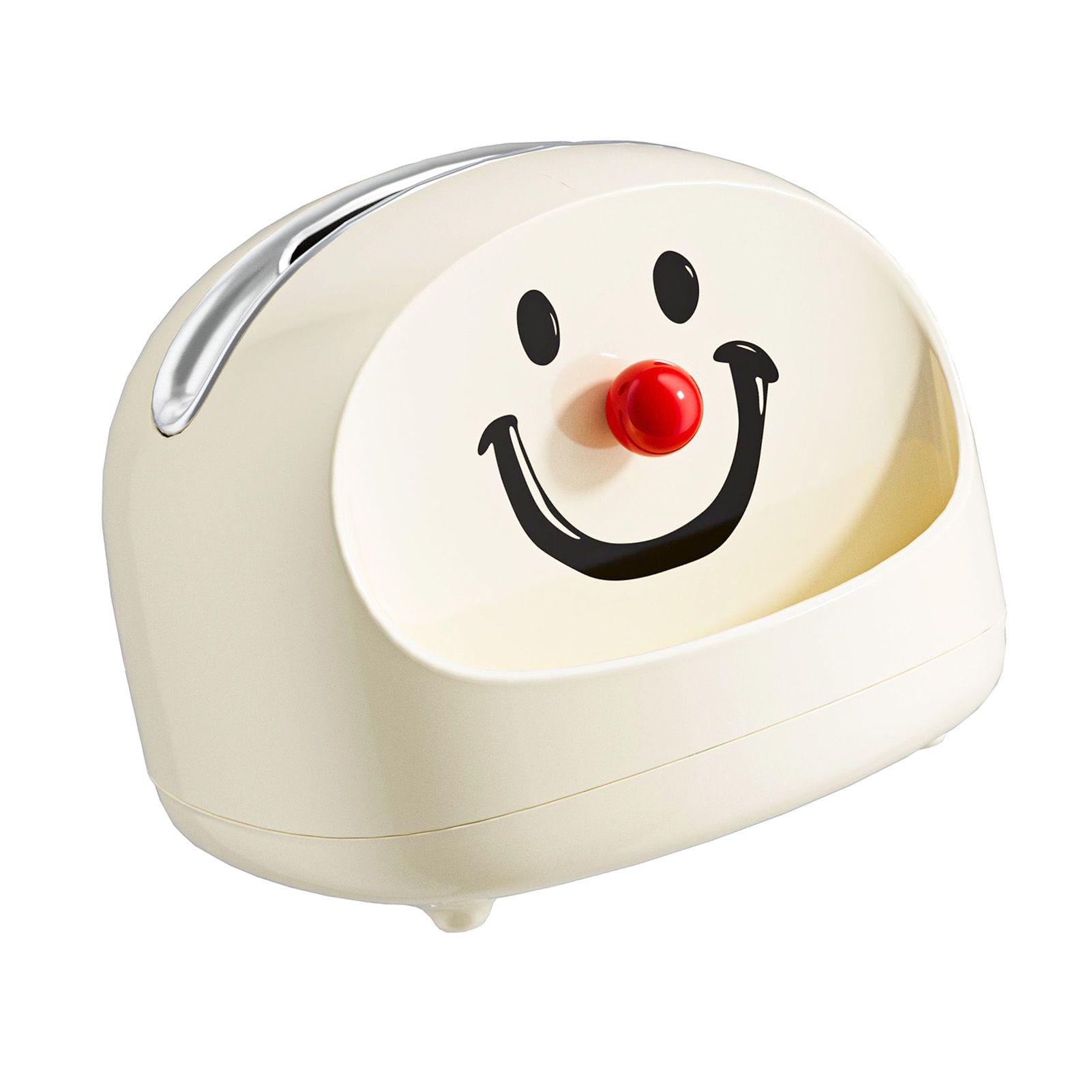 Desktop Tissue Box Holder Cute Joker Face Design Large Opening Desk Tissue view 4