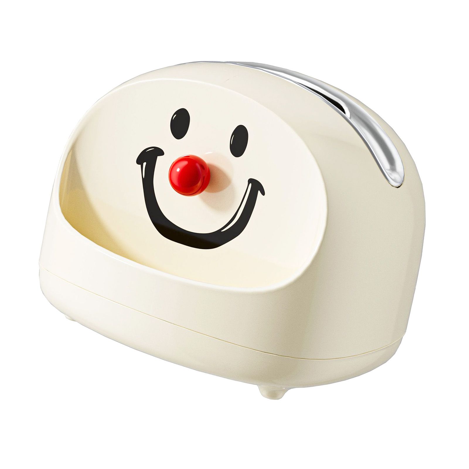Desktop Tissue Box Holder Cute Joker Face Design Large Opening Desk Tissue view 6