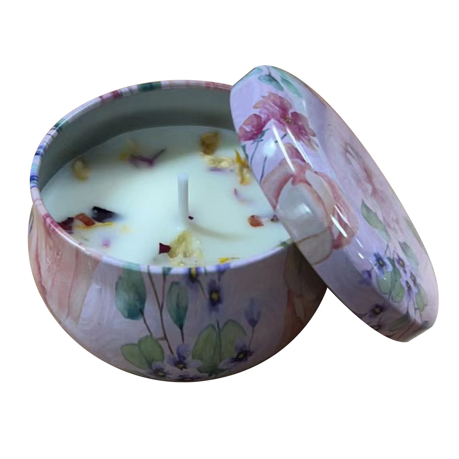 Scented Candle Long Lasting Dried Flower Soy Wax Aromatherapy Candle for Home view 2