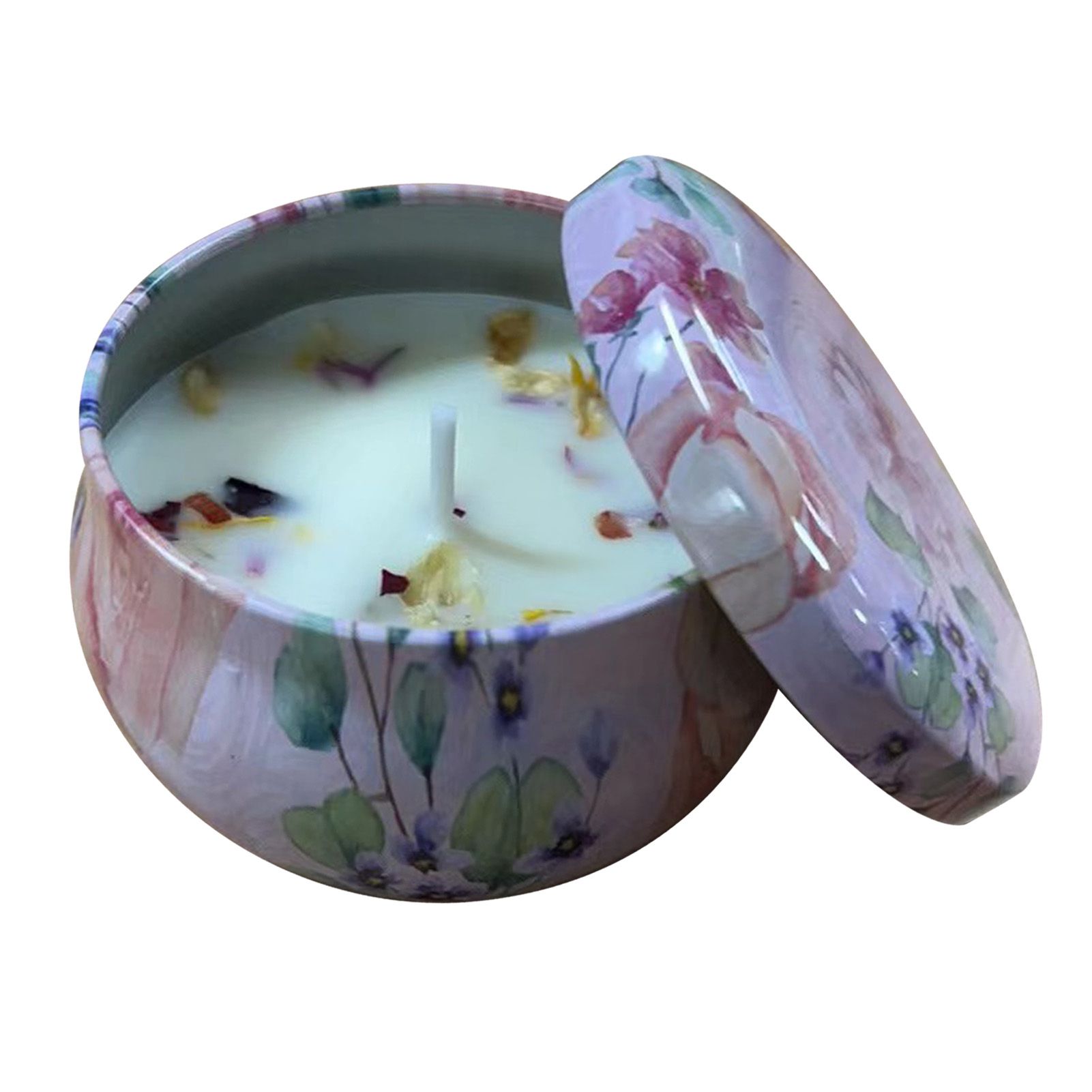 Scented Candle Long Lasting Dried Flower Soy Wax Aromatherapy Candle for Home view 3