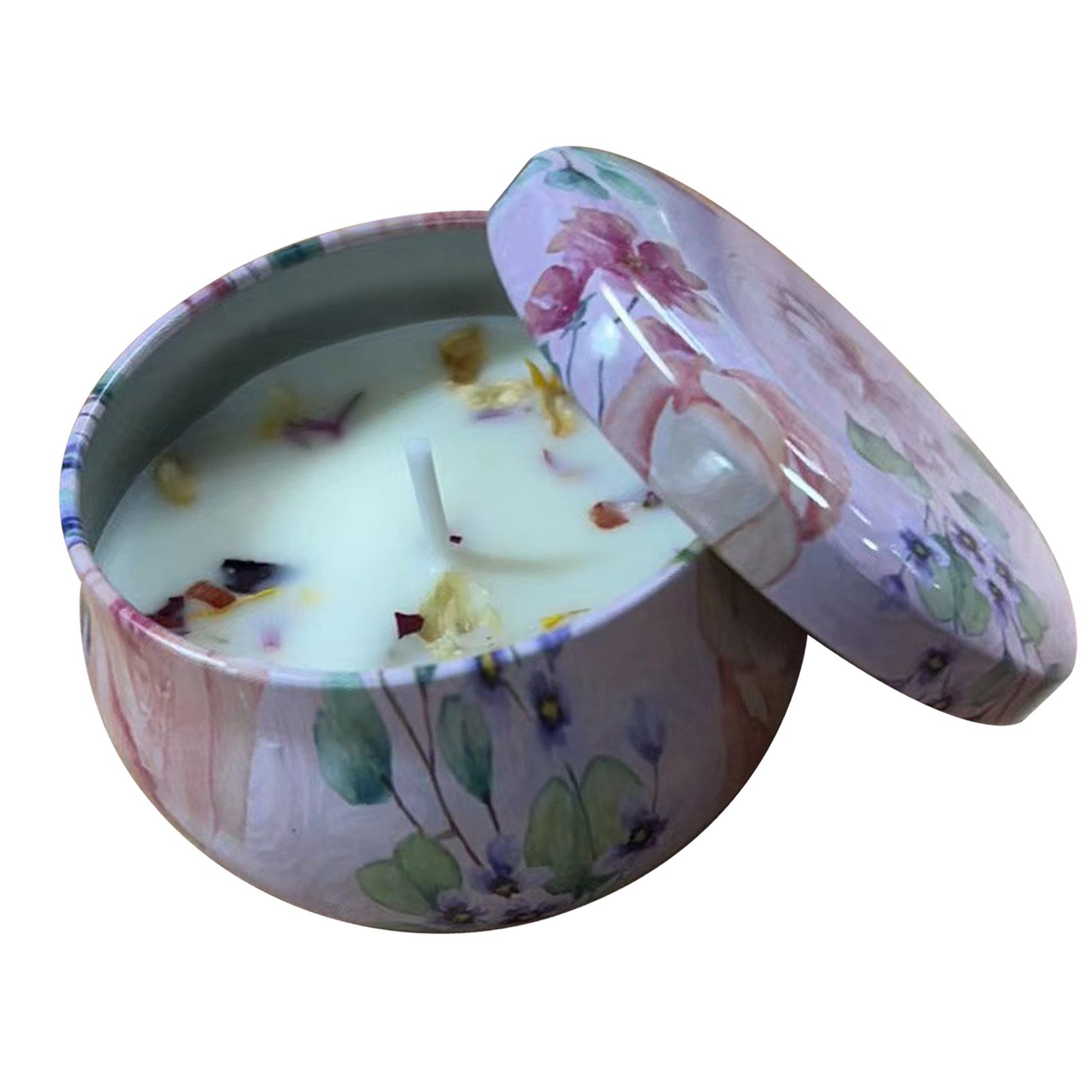 Scented Candle Long Lasting Dried Flower Soy Wax Aromatherapy Candle for Home view 4