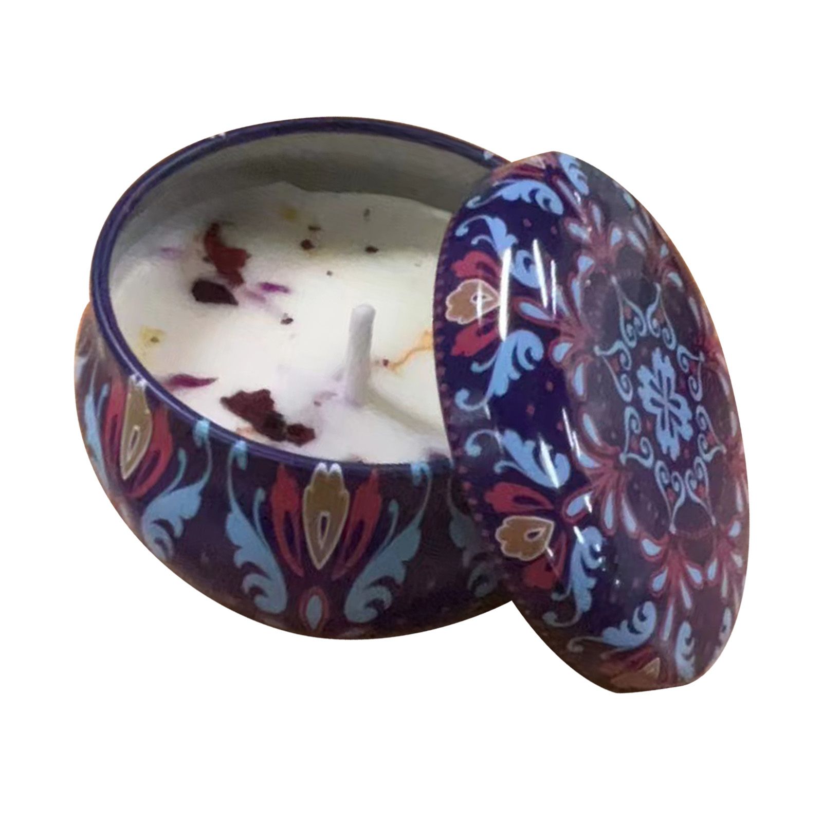 Scented Candle Long Lasting Dried Flower Soy Wax Aromatherapy Candle for Home