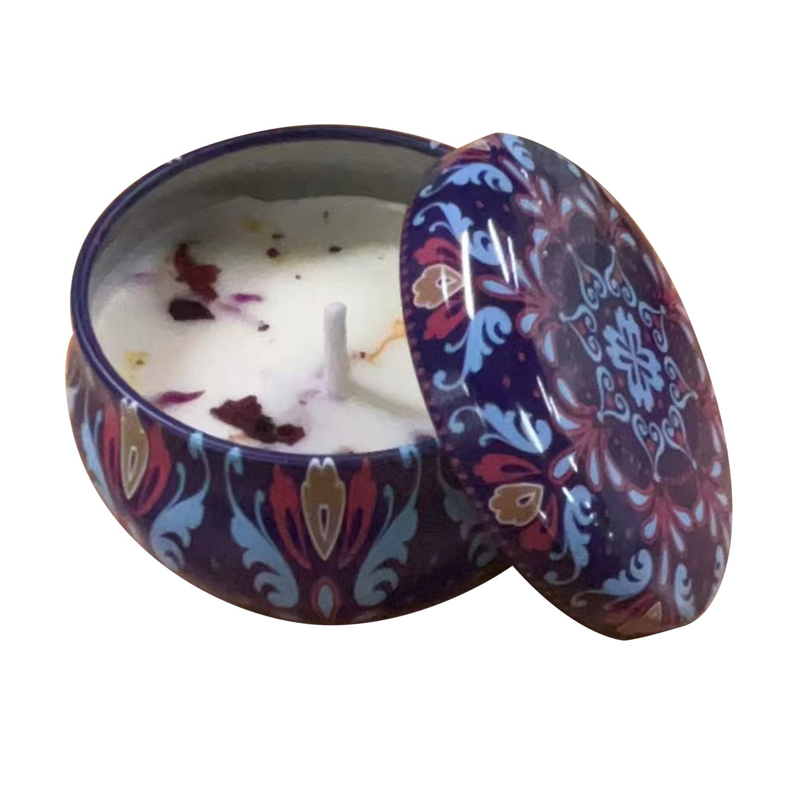 Scented Candle Long Lasting Dried Flower Soy Wax Aromatherapy Candle for Home view 2