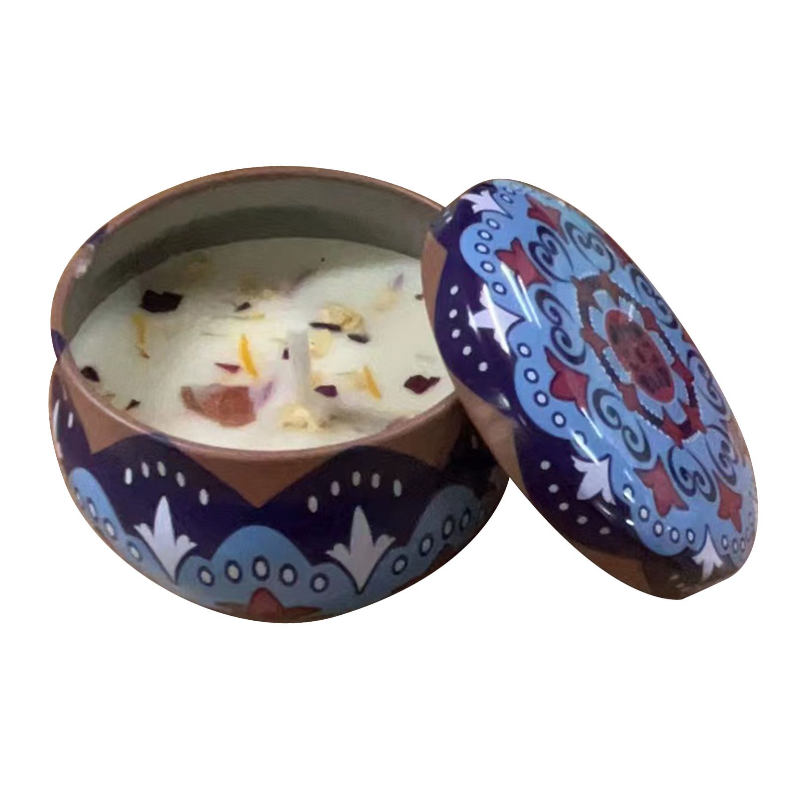 Scented Candle Long Lasting Dried Flower Soy Wax Aromatherapy Candle for Home view 2
