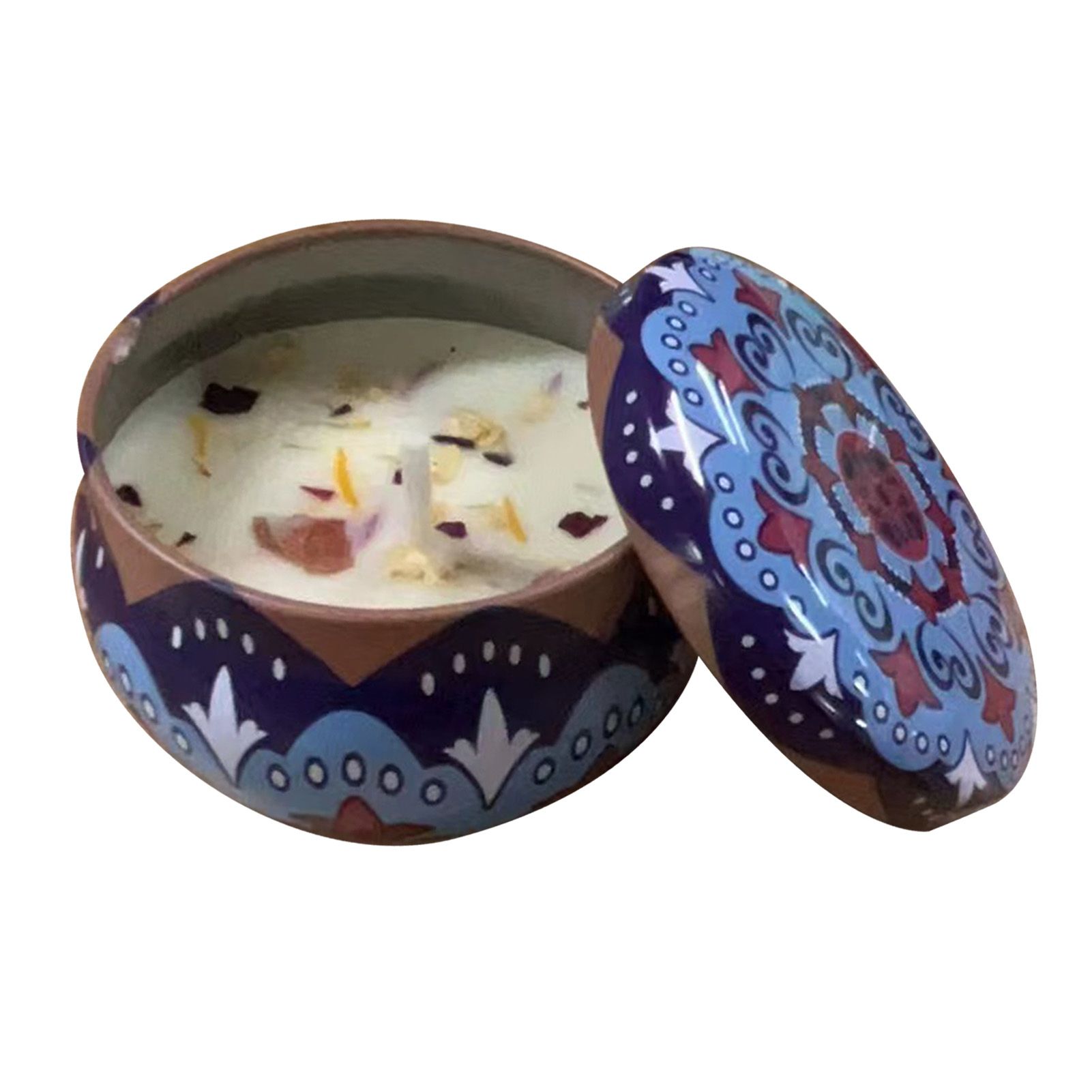 Scented Candle Long Lasting Dried Flower Soy Wax Aromatherapy Candle for Home view 3
