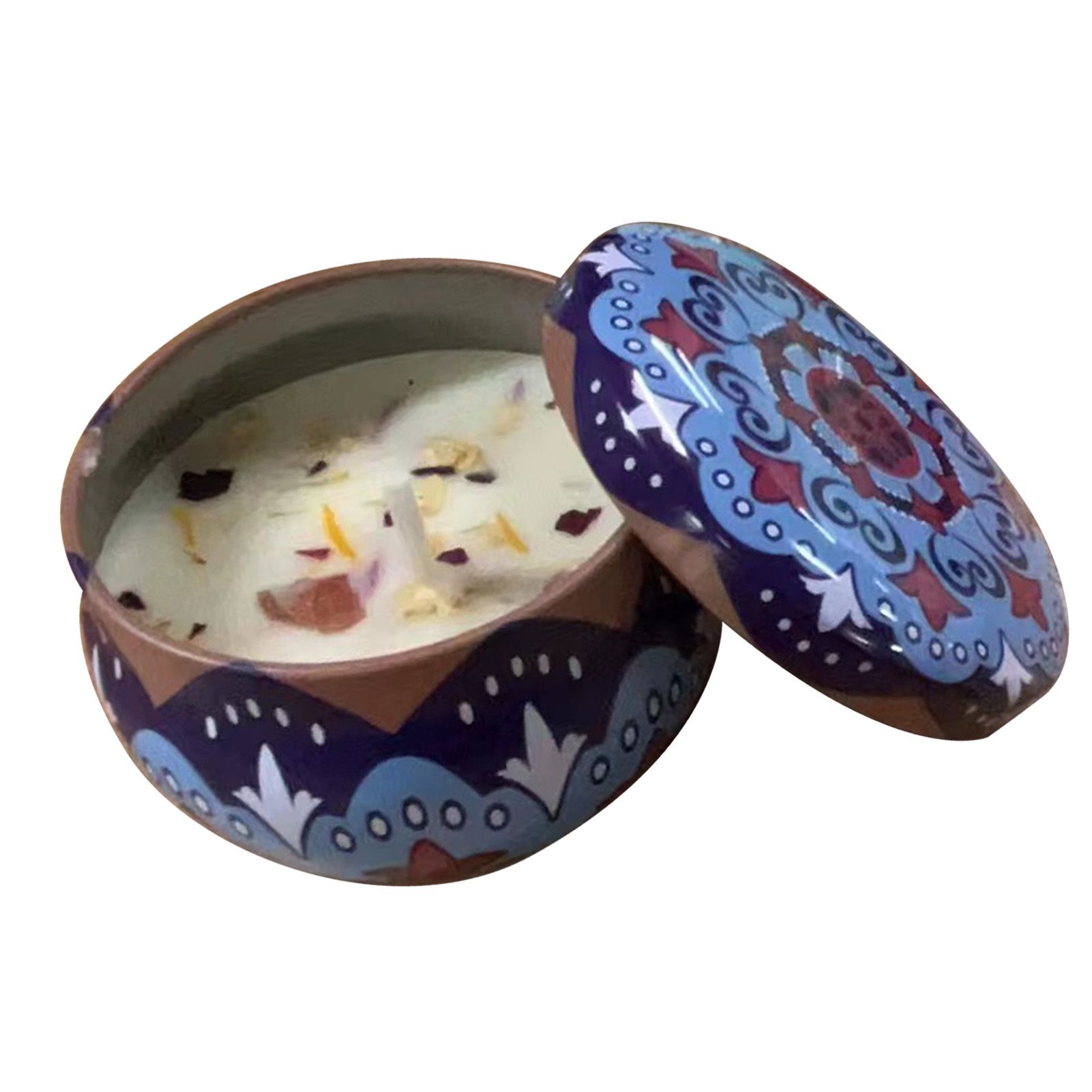 Scented Candle Long Lasting Dried Flower Soy Wax Aromatherapy Candle for Home view 4
