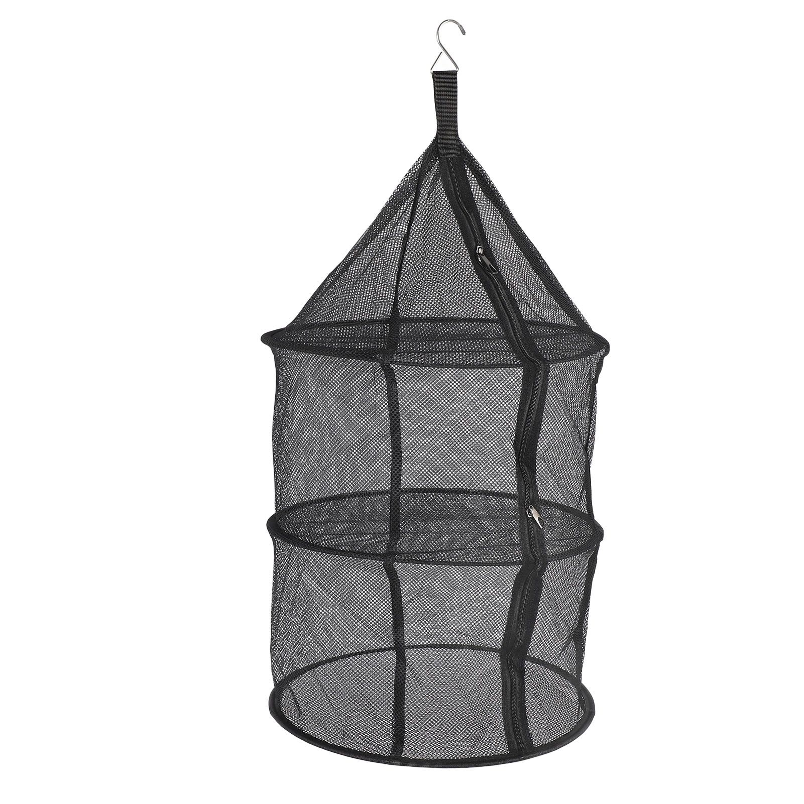 Drying Rack 3 Layers Folding Fish Mesh Foldable Hanging Drying Fish Net for view 4