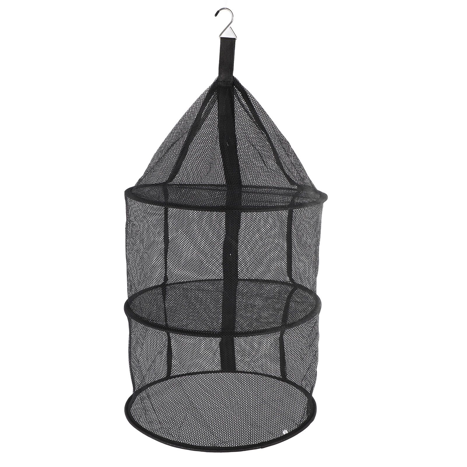 Drying Rack 3 Layers Folding Fish Mesh Foldable Hanging Drying Fish Net for view 6