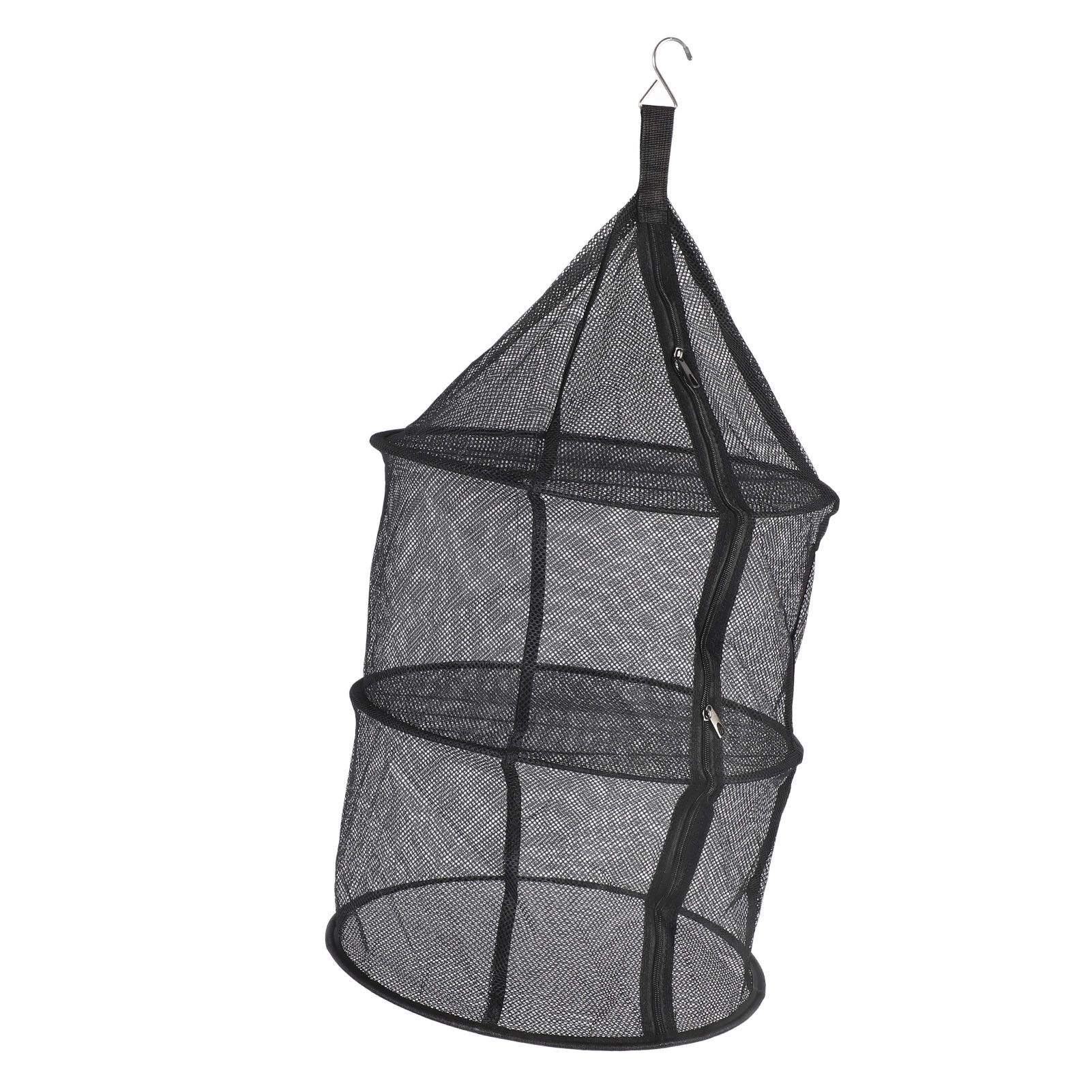 Drying Rack 3 Layers Folding Fish Mesh Foldable Hanging Drying Fish Net for view 8