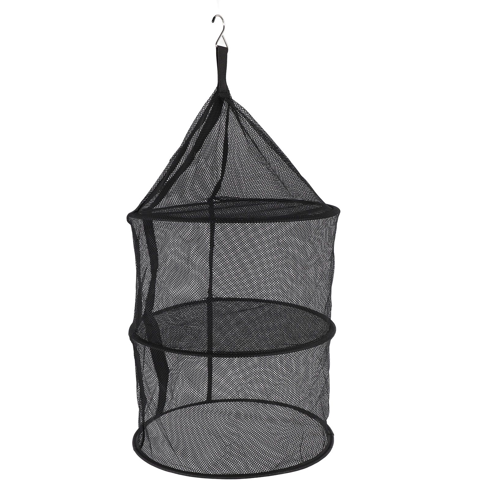 Drying Rack 3 Layers Folding Fish Mesh Foldable Hanging Drying Fish Net for view 9