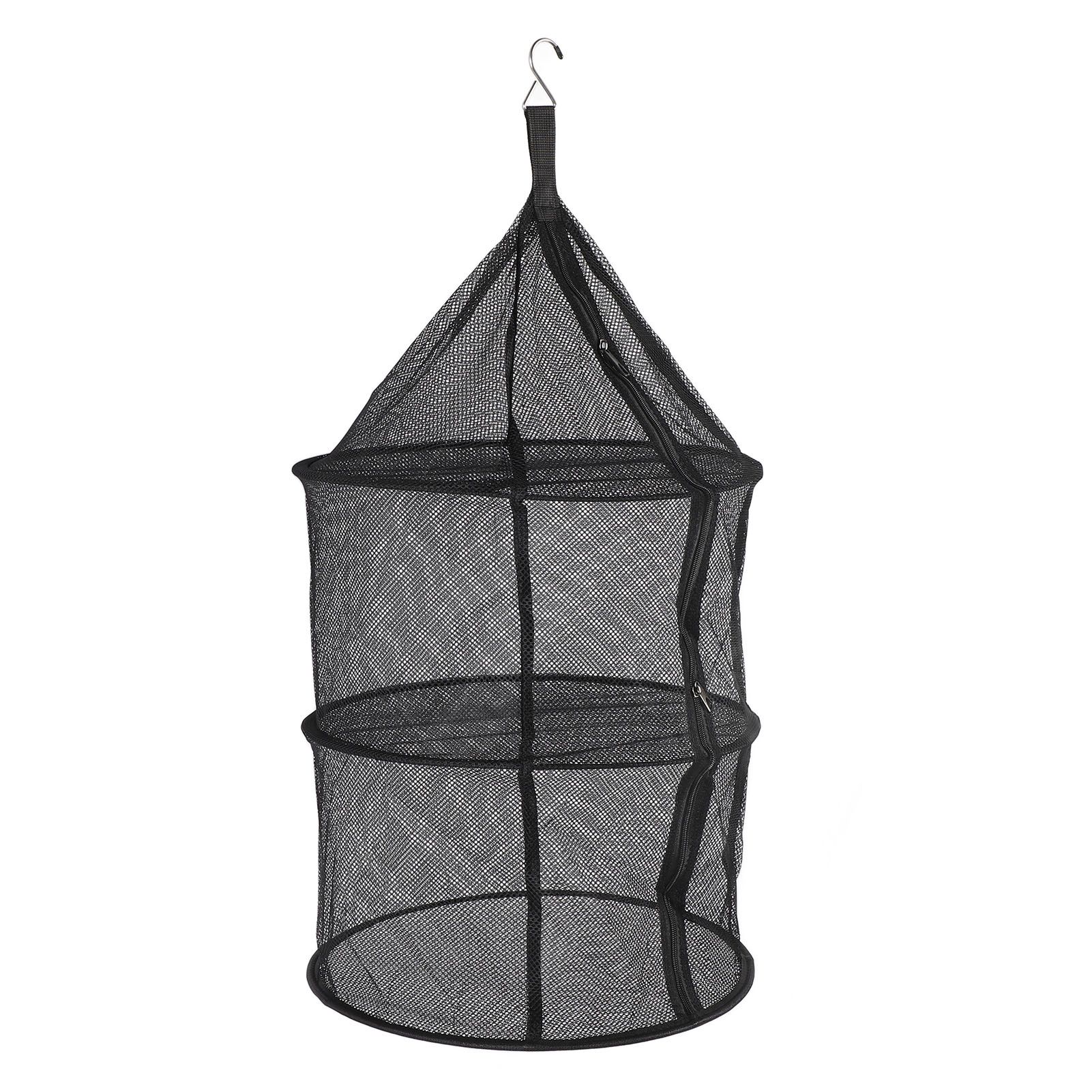 Drying Rack 3 Layers Folding Fish Mesh Foldable Hanging Drying Fish Net for view 12