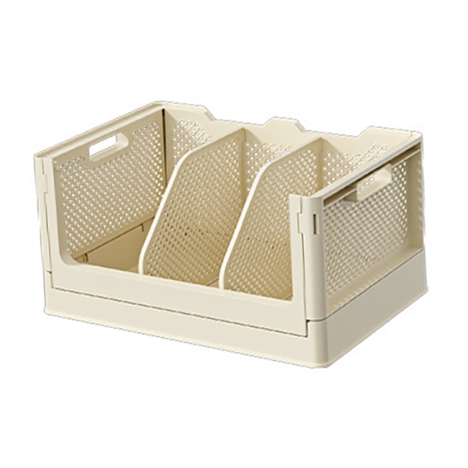 Plastic Desktop Storage Box Multifunctional Storage Basket Folding Storage view 6