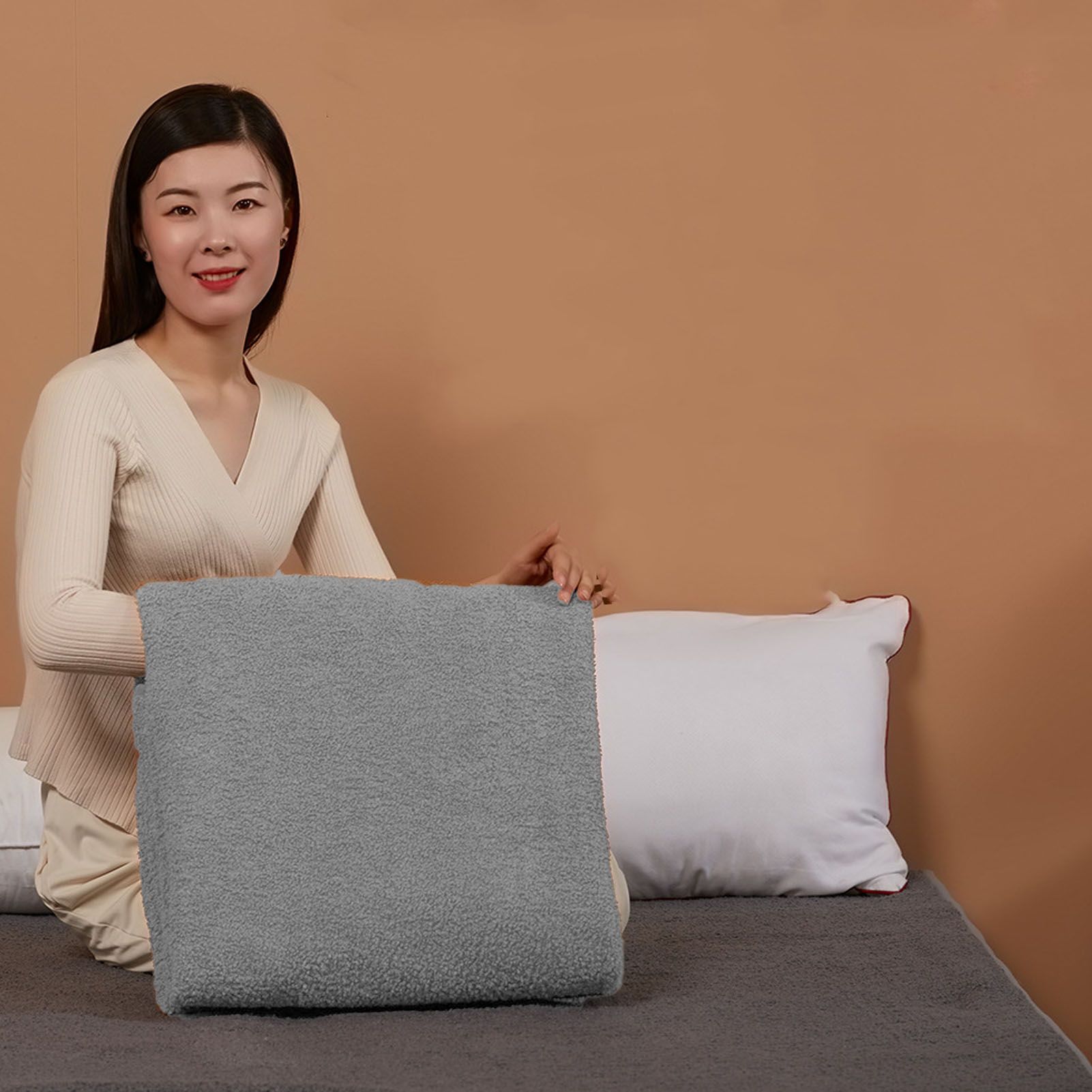 Heated Blanket Carbon Fiber Far IR Heating 9 Gear Temperature Control Electric view 8