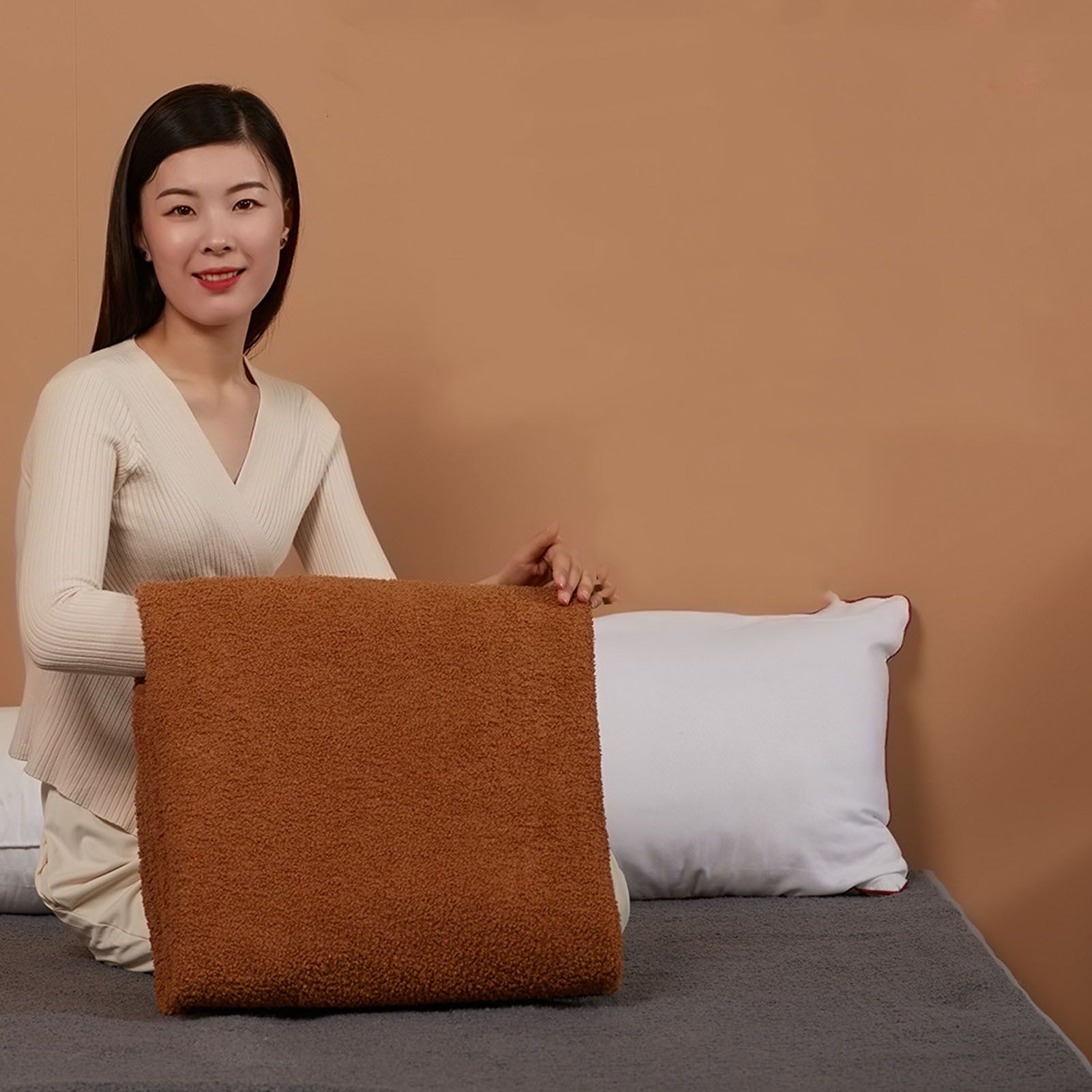 Heated Blanket Carbon Fiber Far IR Heating 9 Gear Temperature Control Electric view 8
