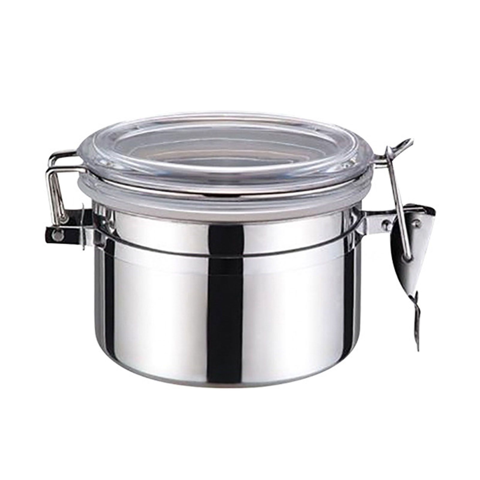 4 Inch Stainless Steel Storage Canister Retain Freshness Multipurpose Airtight view 3