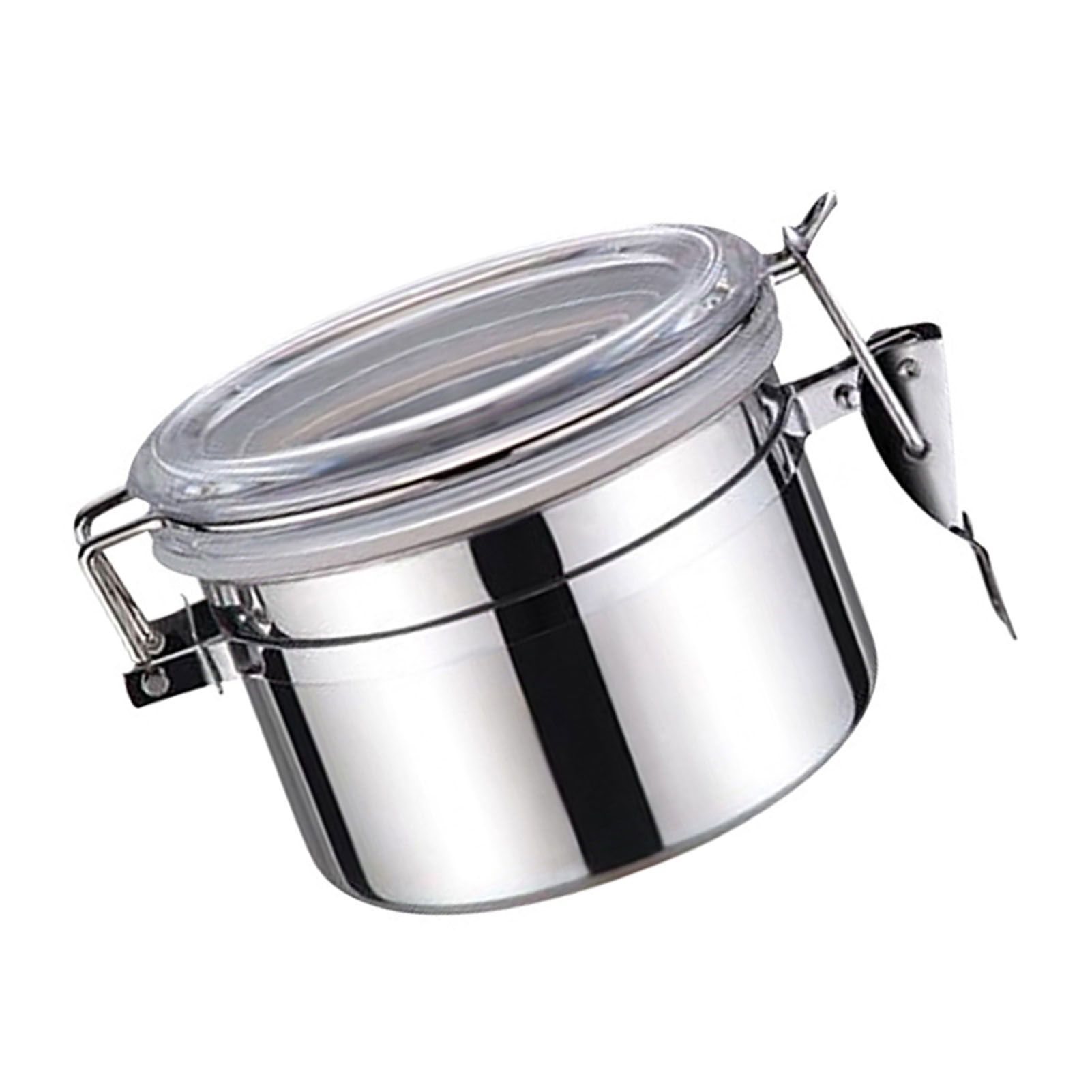 4 Inch Stainless Steel Storage Canister Retain Freshness Multipurpose Airtight view 4