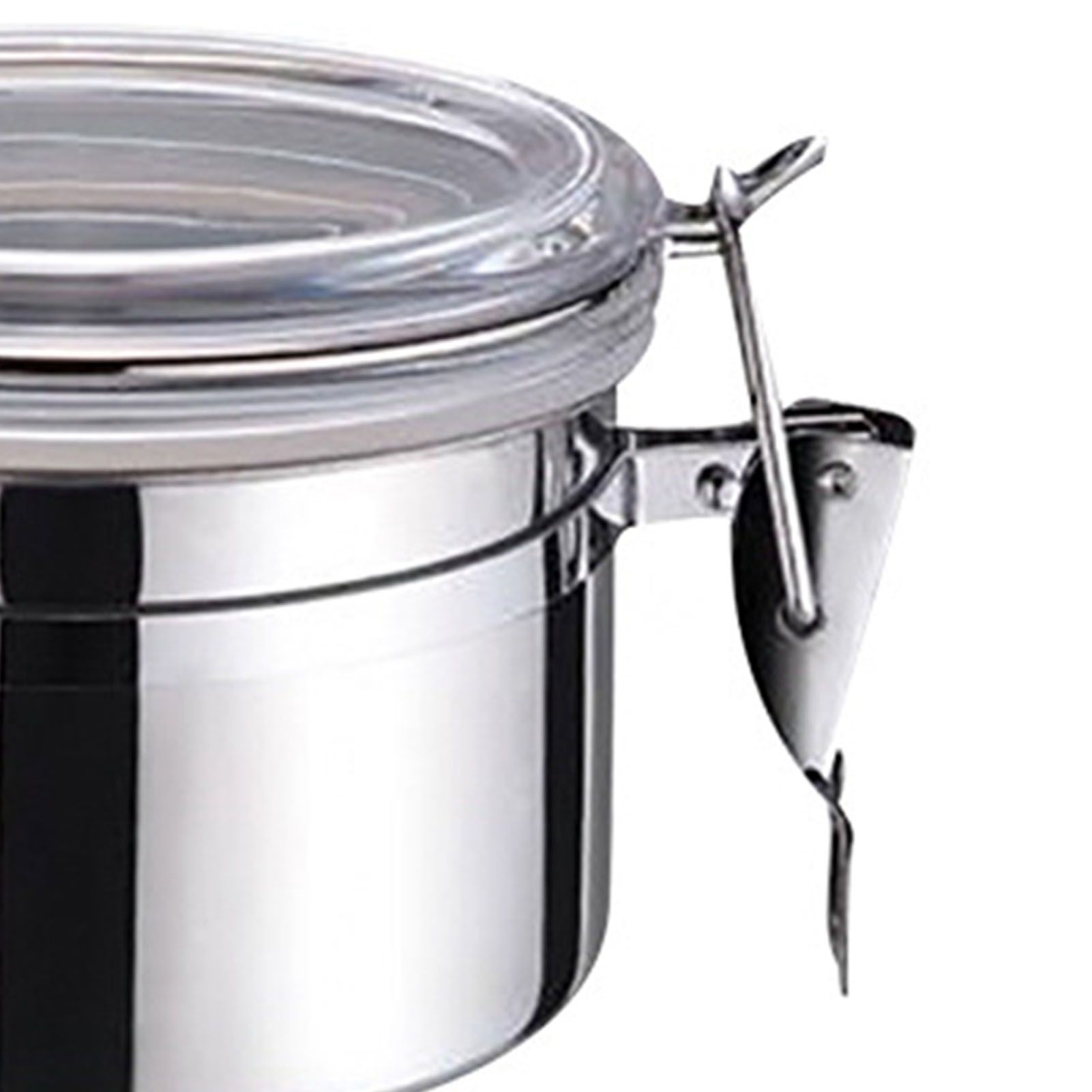 4 Inch Stainless Steel Storage Canister Retain Freshness Multipurpose Airtight view 5