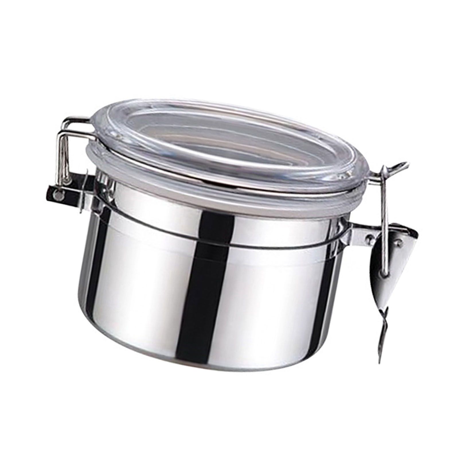 4 Inch Stainless Steel Storage Canister Retain Freshness Multipurpose Airtight view 6