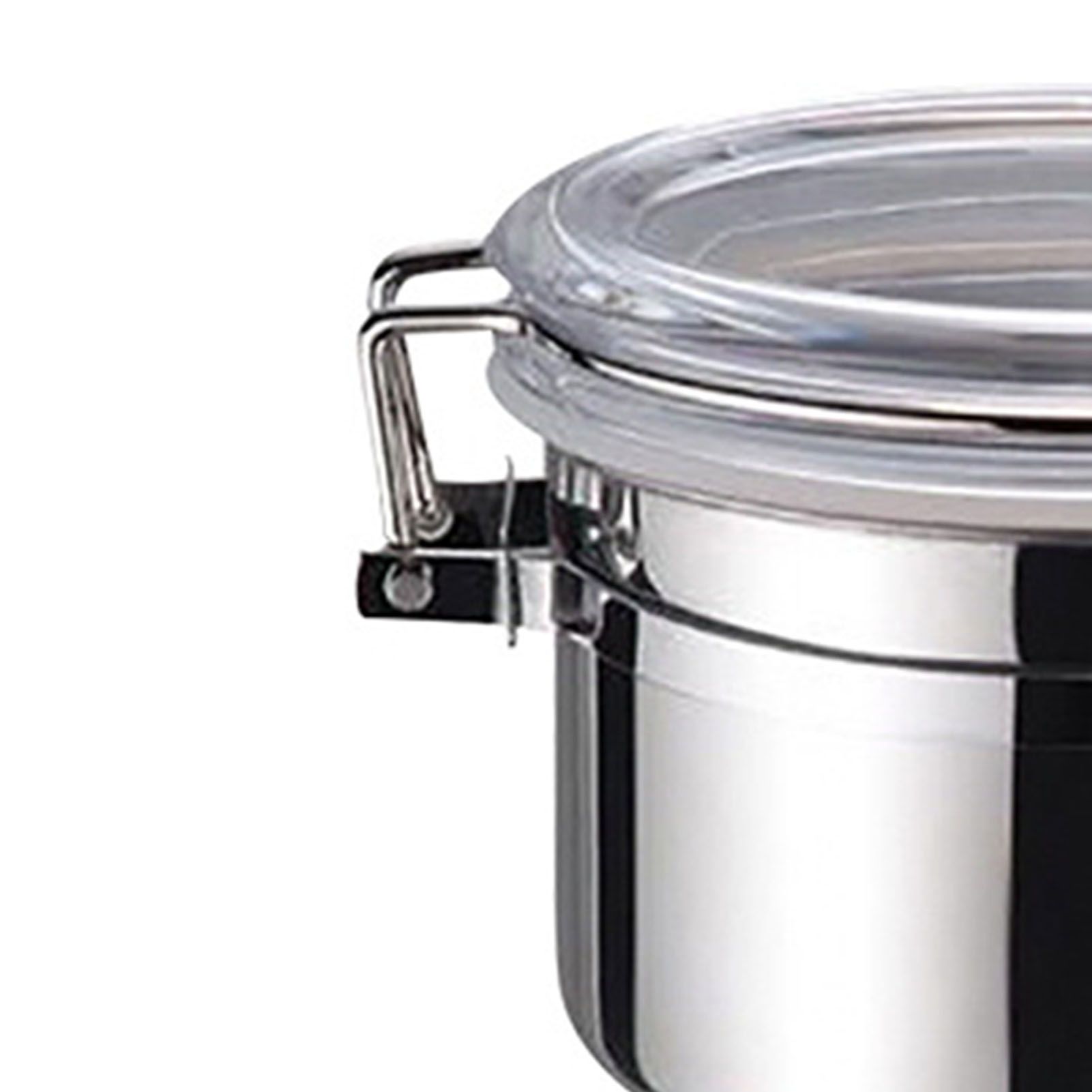 4 Inch Stainless Steel Storage Canister Retain Freshness Multipurpose Airtight view 7