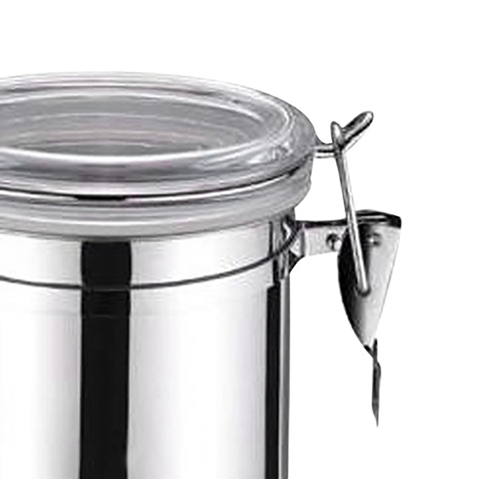 Stainless Steel Canister Airtight Kitchen Food Storage Keeping Home Coffee view 5