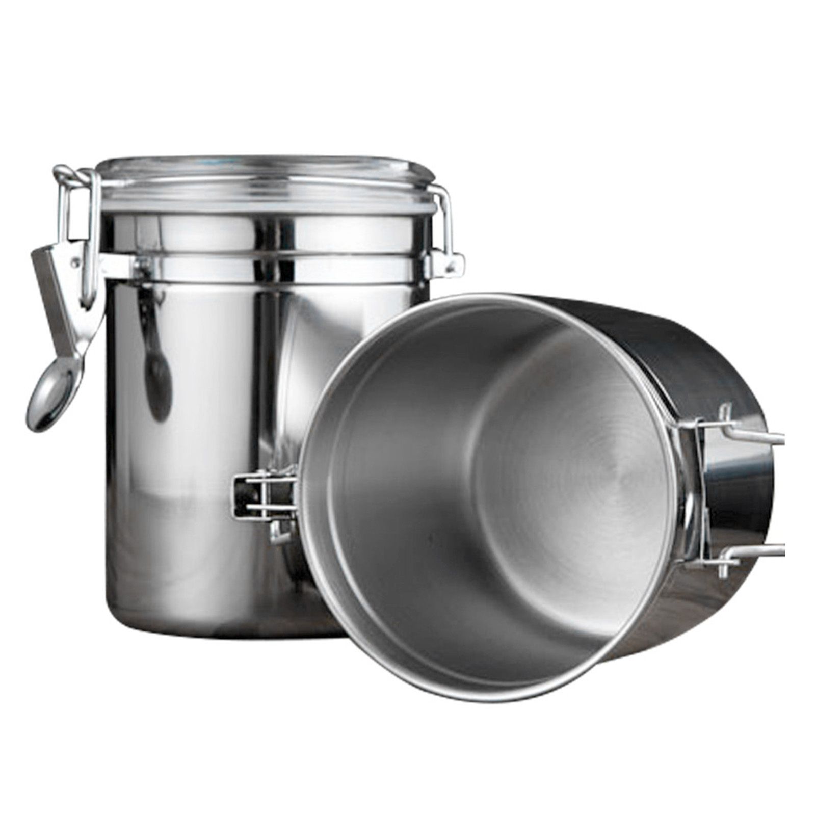 Airtight Canister Stainless Steel Kitchen Food Storage Container for Coffee view 4