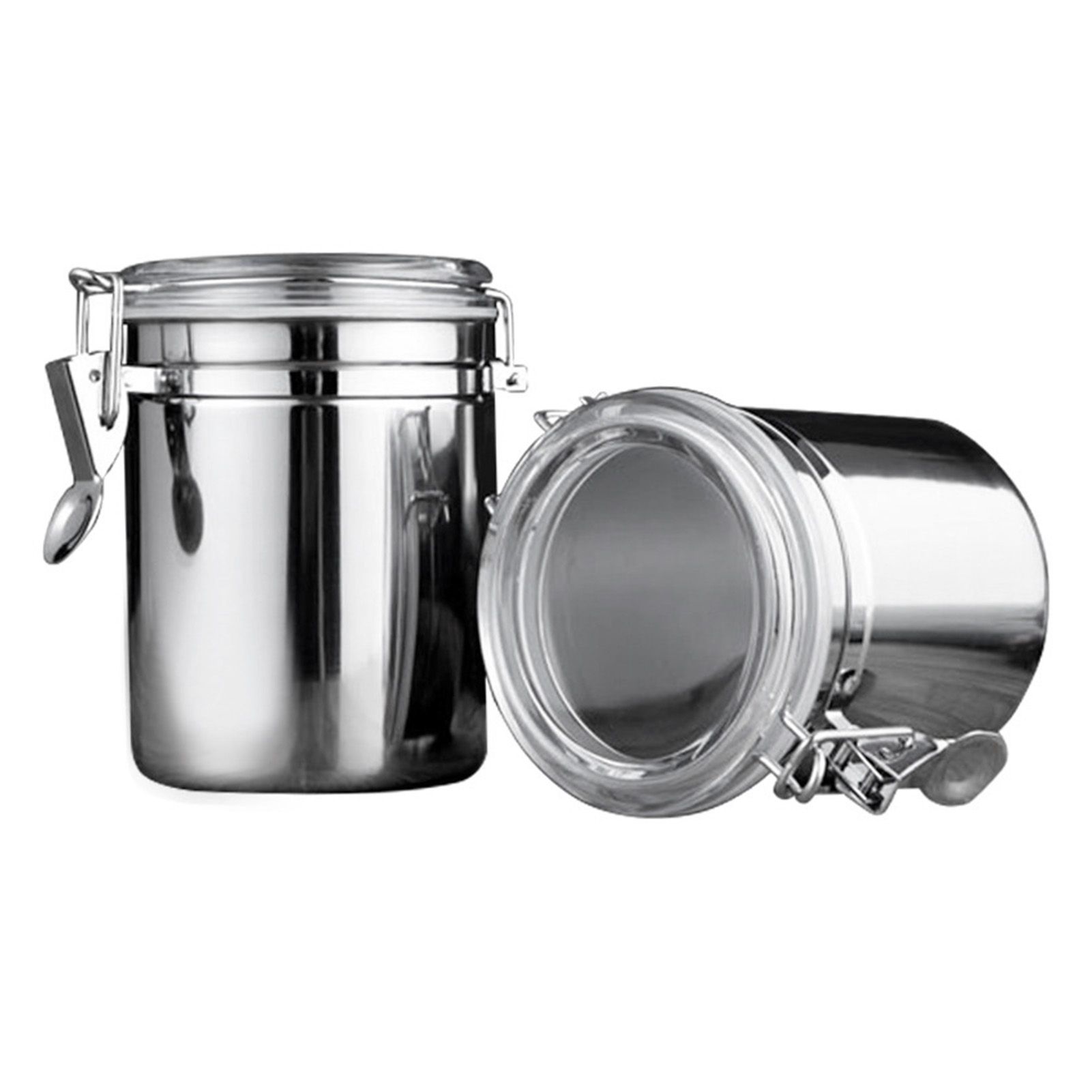 Airtight Canister Stainless Steel Kitchen Food Storage Container for Coffee — image 1