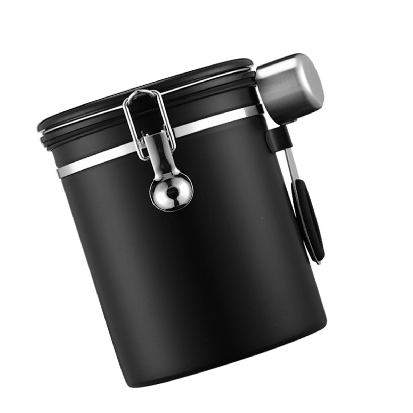 304 Stainless Steel Coffee Bean Canister Rust Resistance Kitchen Food Storage